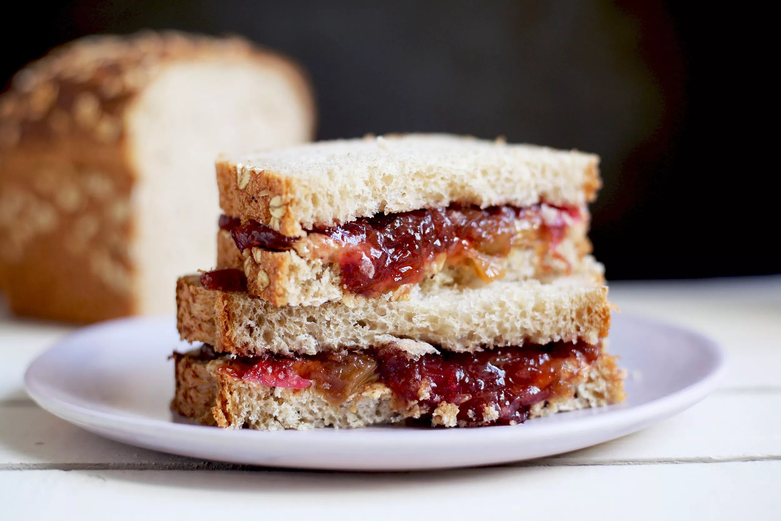 OATMEAL BREAD + A PERFECT PB&J