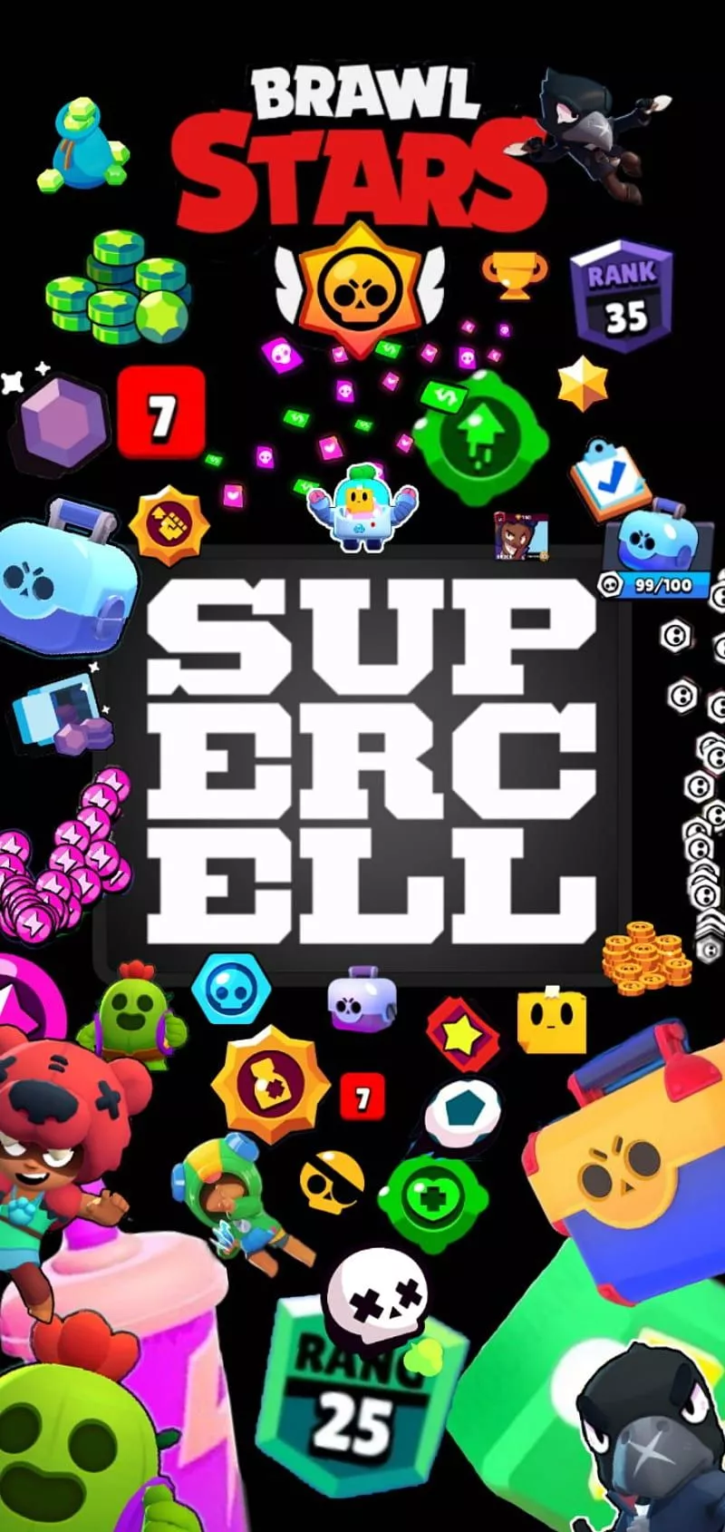 Brawl stars, cores, football, graffiti