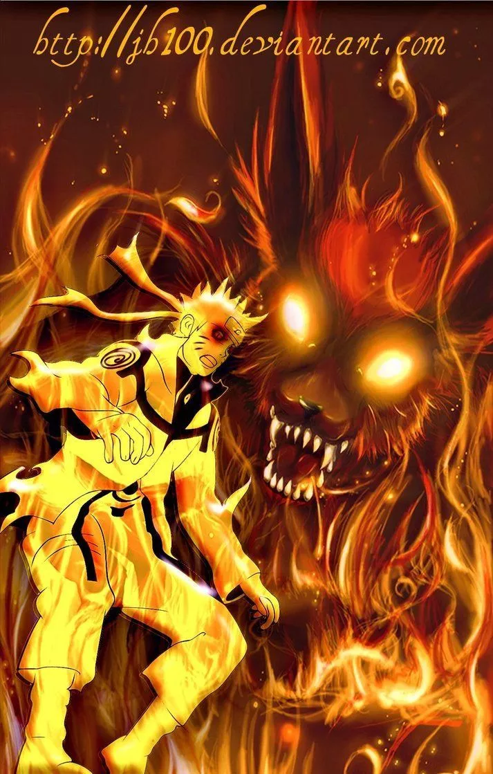 Naruto Bijuu Mode And kyuubi