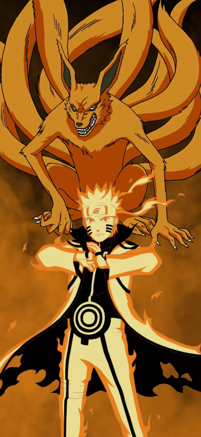 HD naruto kurama sage mode wallpaper
