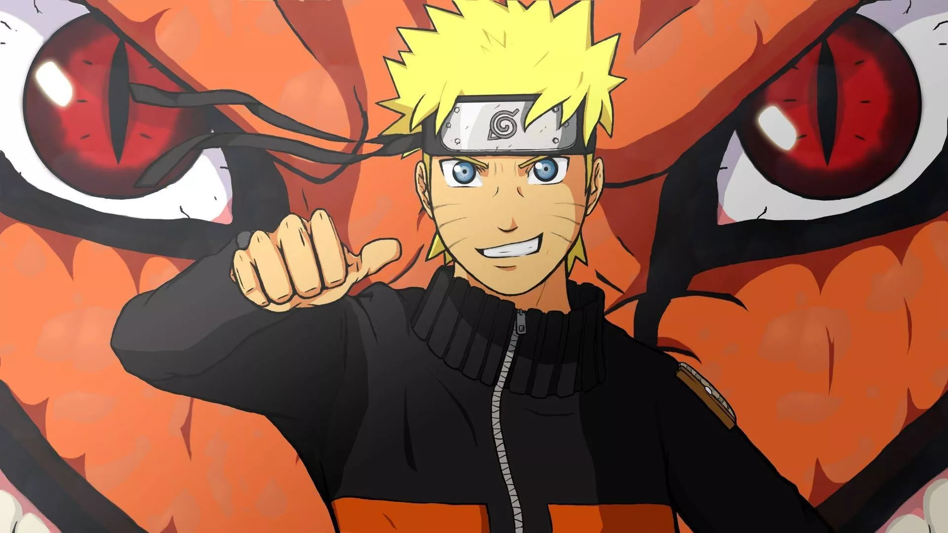 Naruto And Nine Tailed Beast Poster