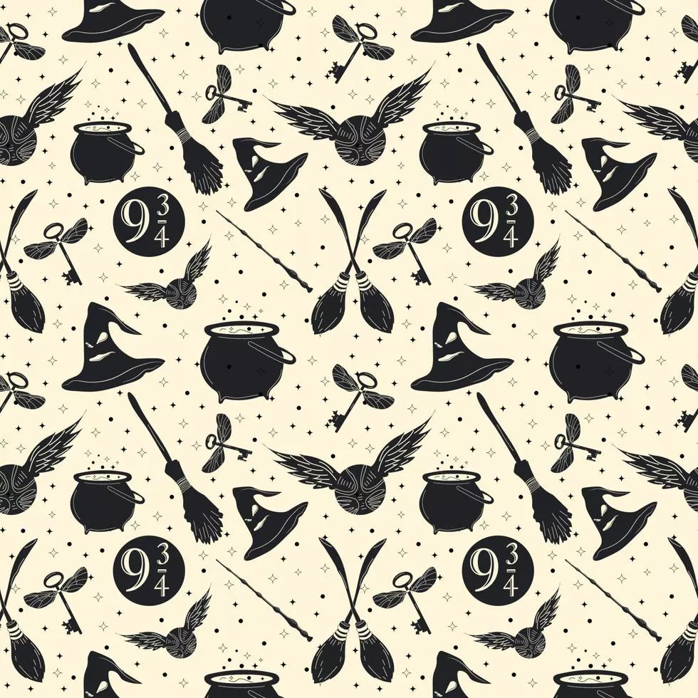 Harry Potter Pattern Vector Art, Icon