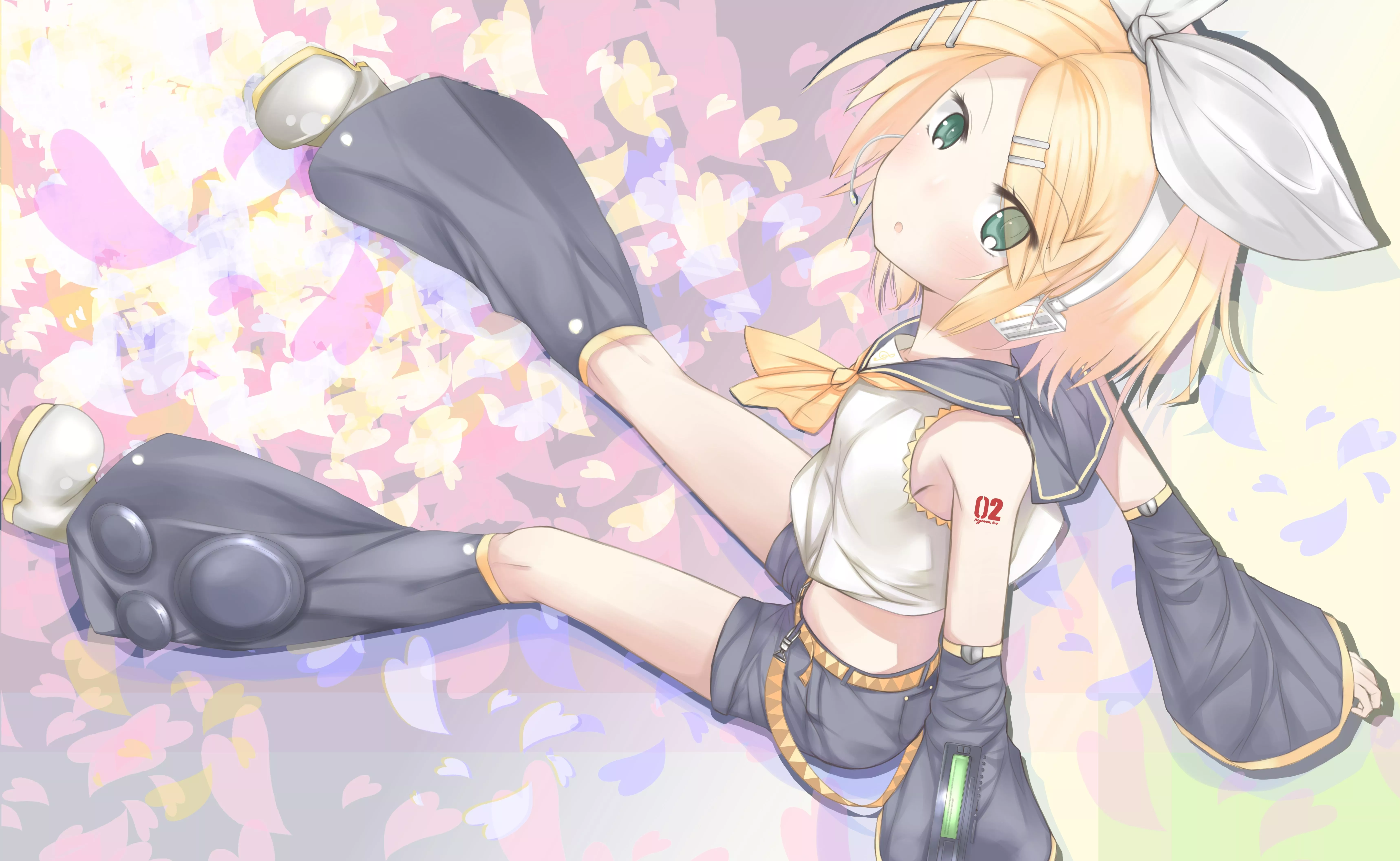 Download Rin Kagamine Anime Vocaloid 4k