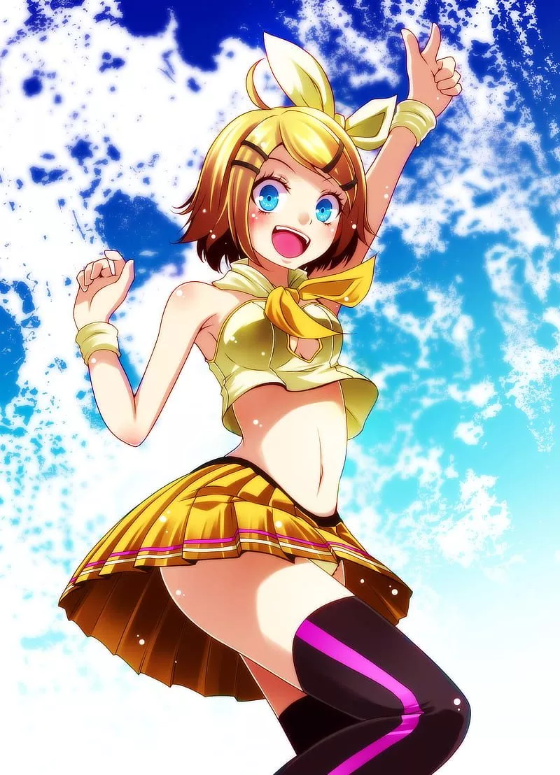 Kagamine Rin, kagamine, rin, vocaloid