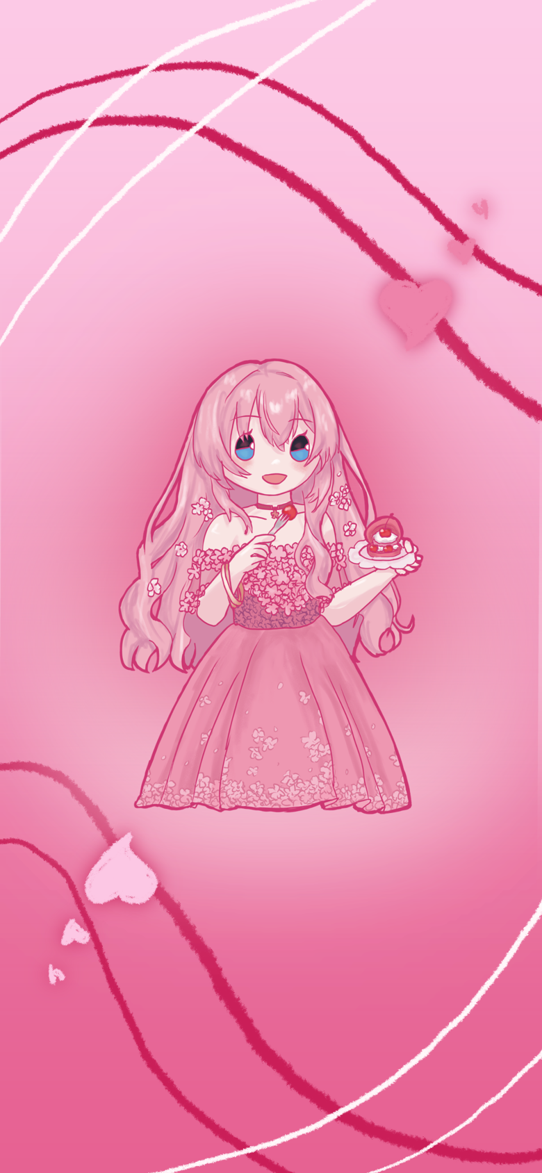 Sakura Cafe Megurine Luka Phone