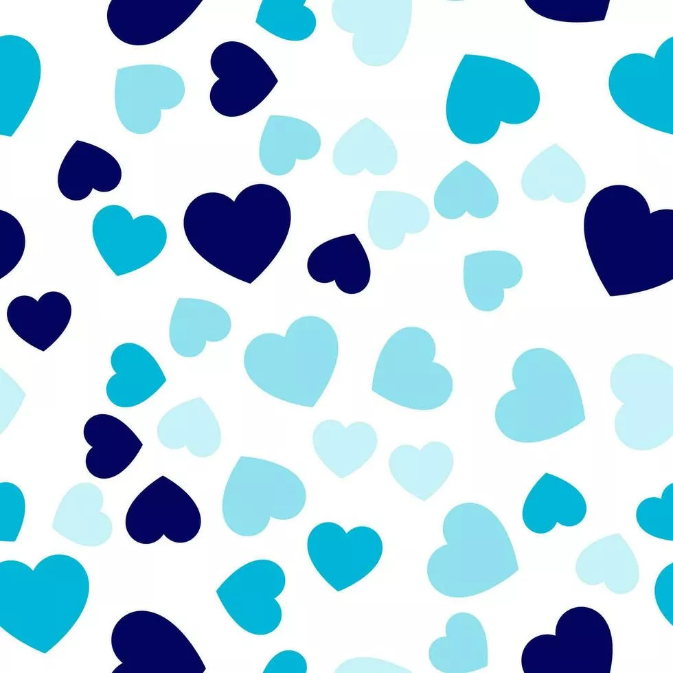 Colorful seamless pattern of dark blue