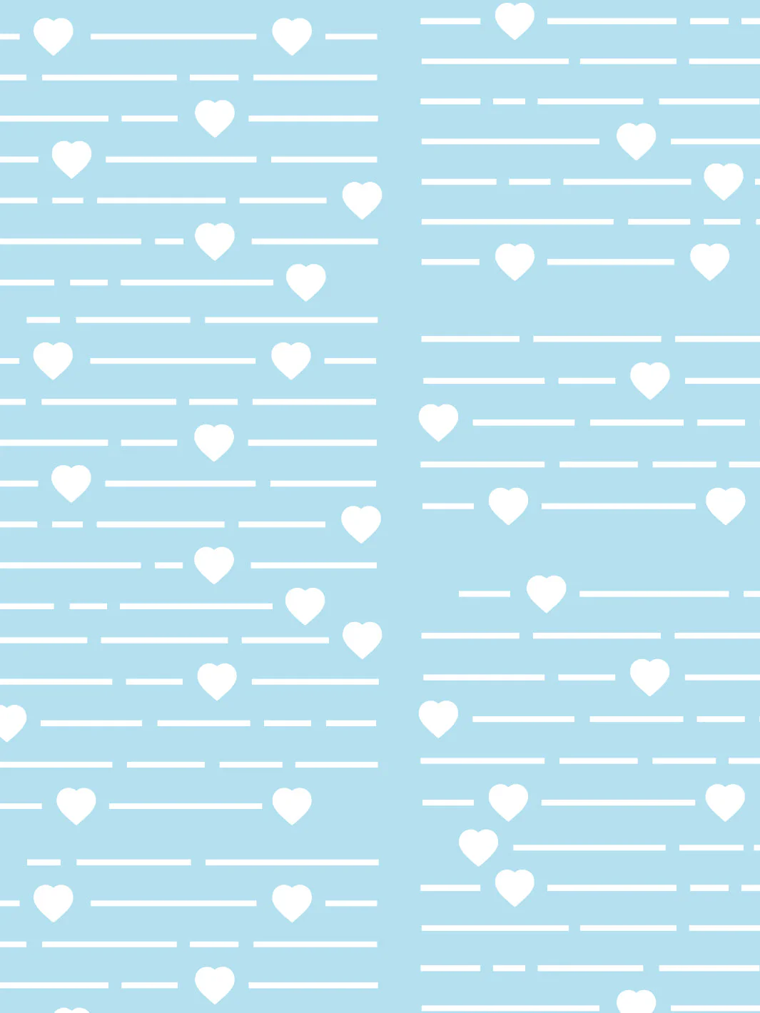 Barbie™ Hearts Print' Wallpaper