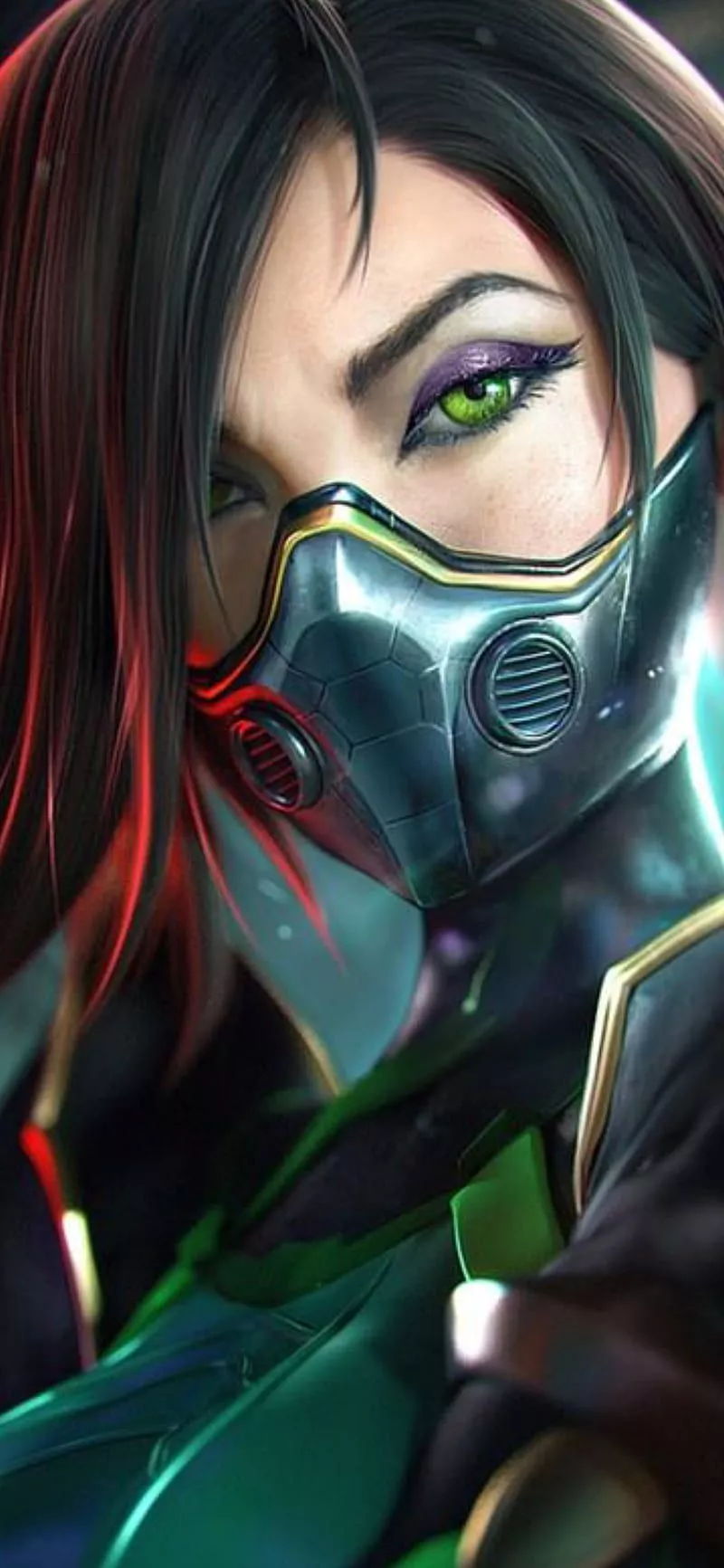 Viper, art, graph, valorant, HD phone