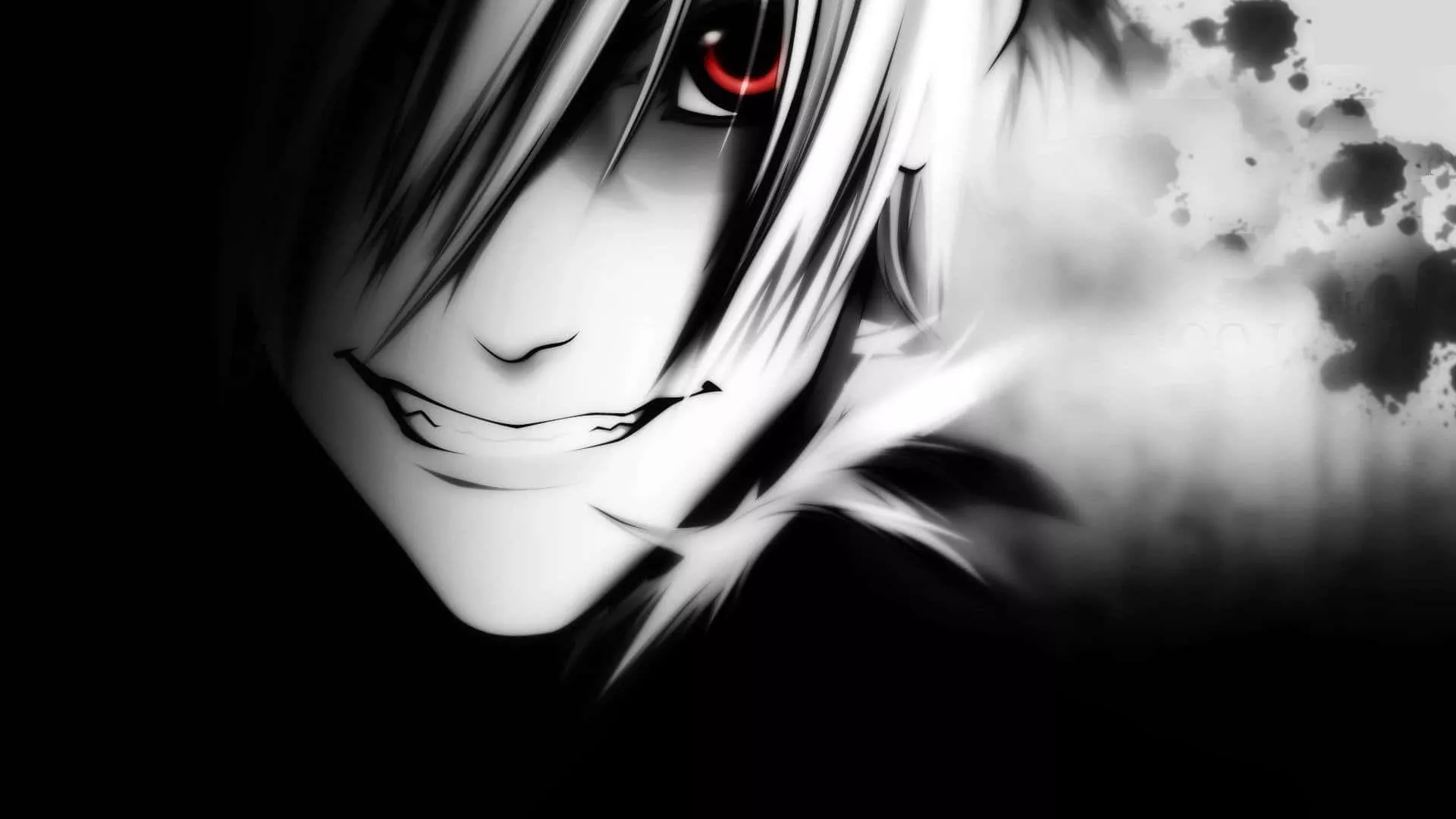 Anime Black And White Wallpaper