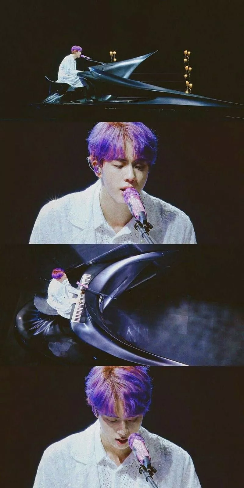 Jin, bts, epiphany, night, purpl