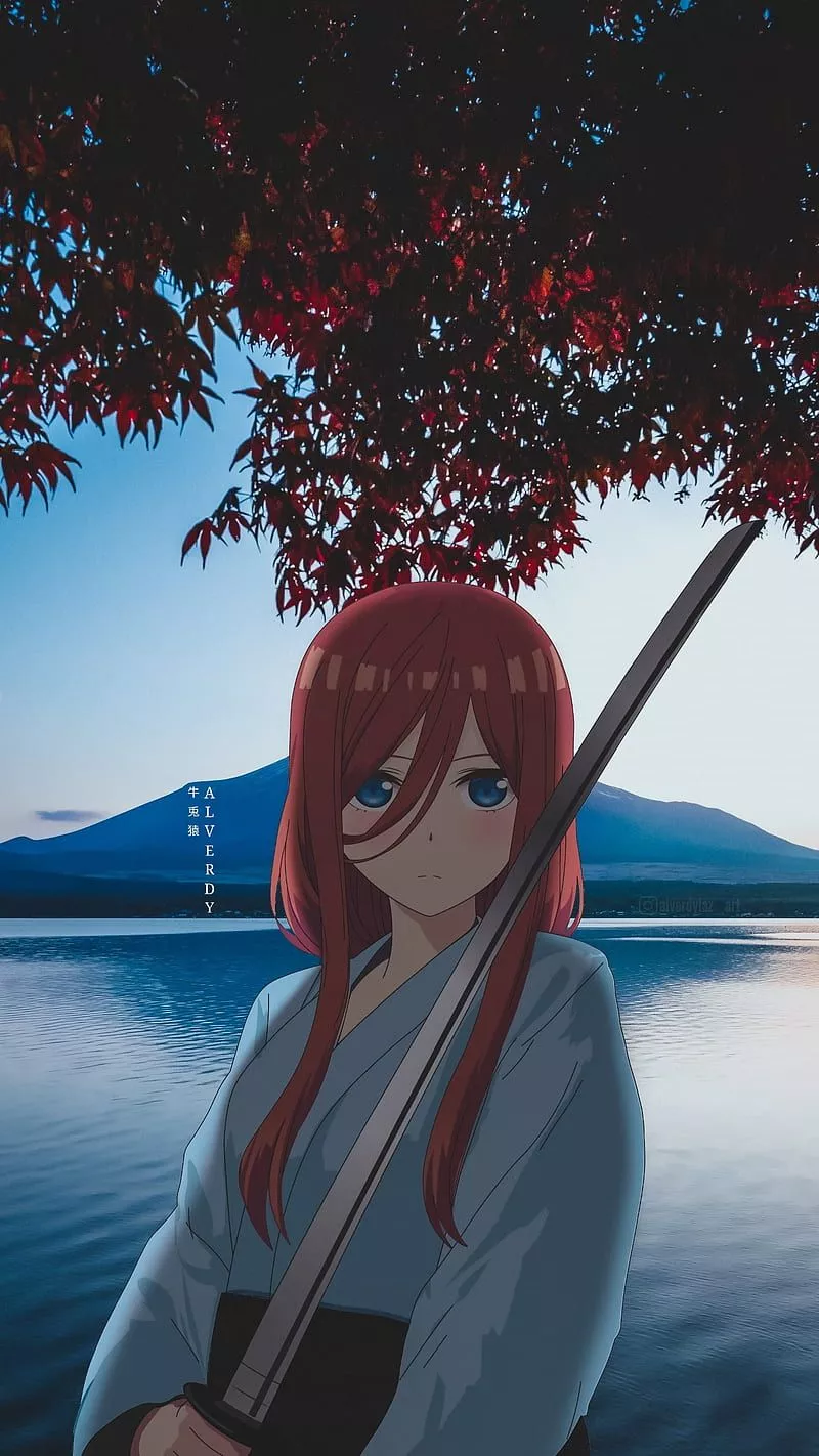 Miku Samurai, anime x reality, sky