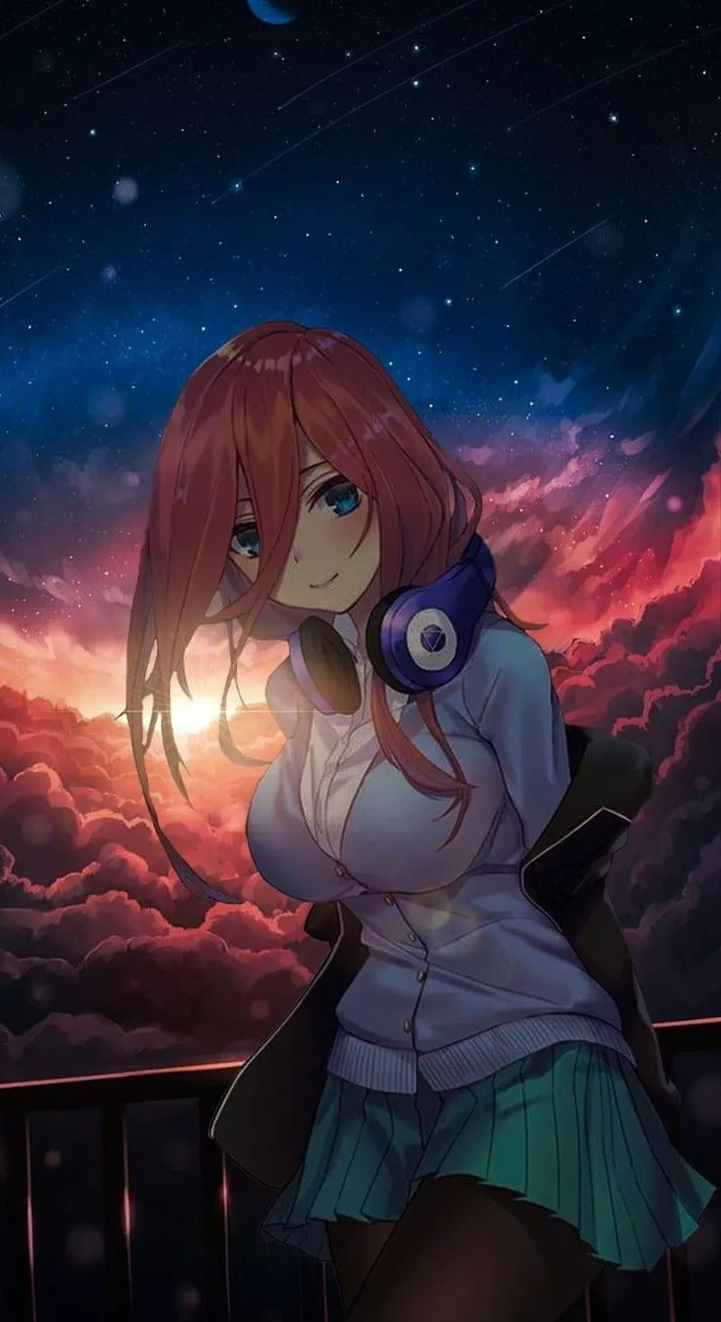 Diosa Miku nakano, gotoubun, las