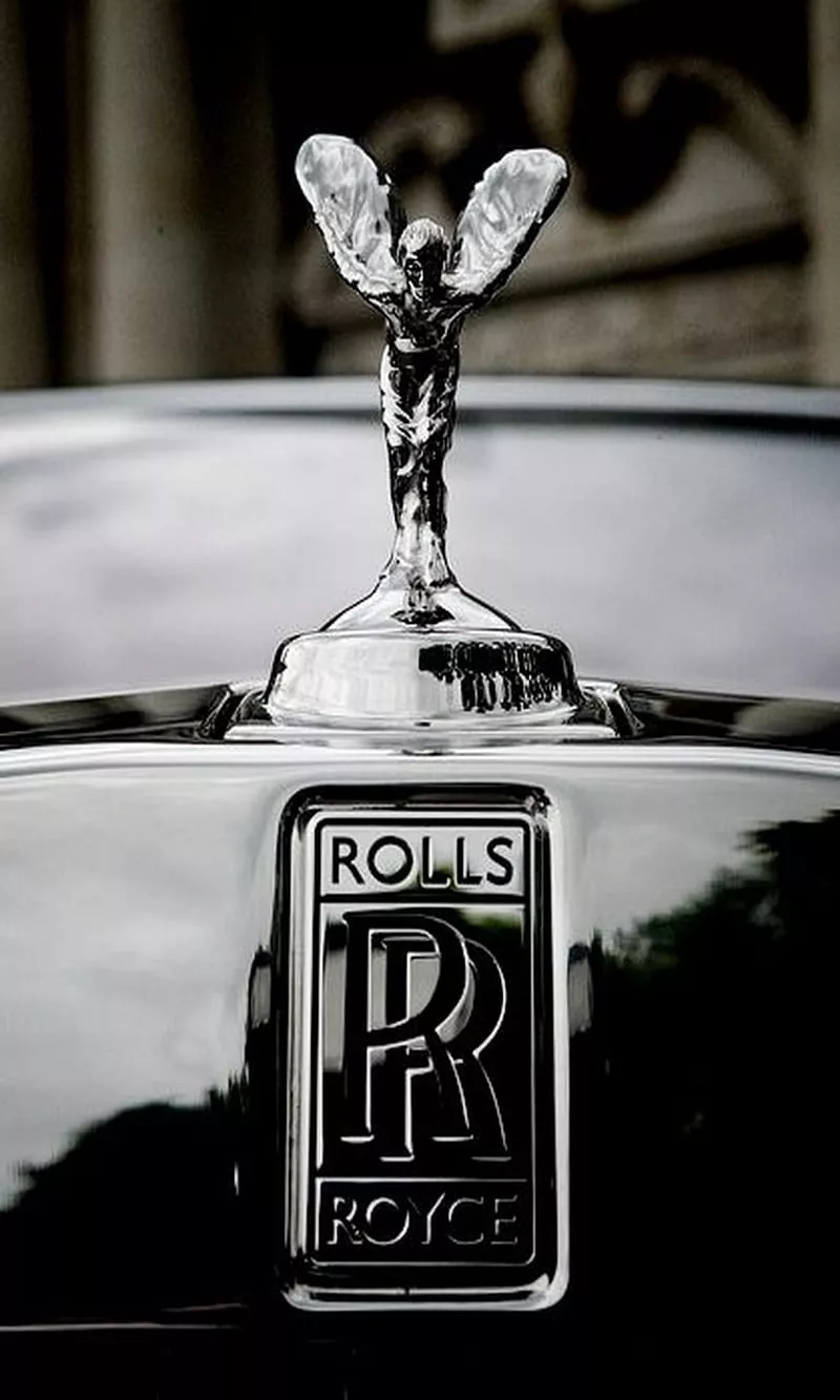 Rolls Royce, car, logo, rr, HD phone
