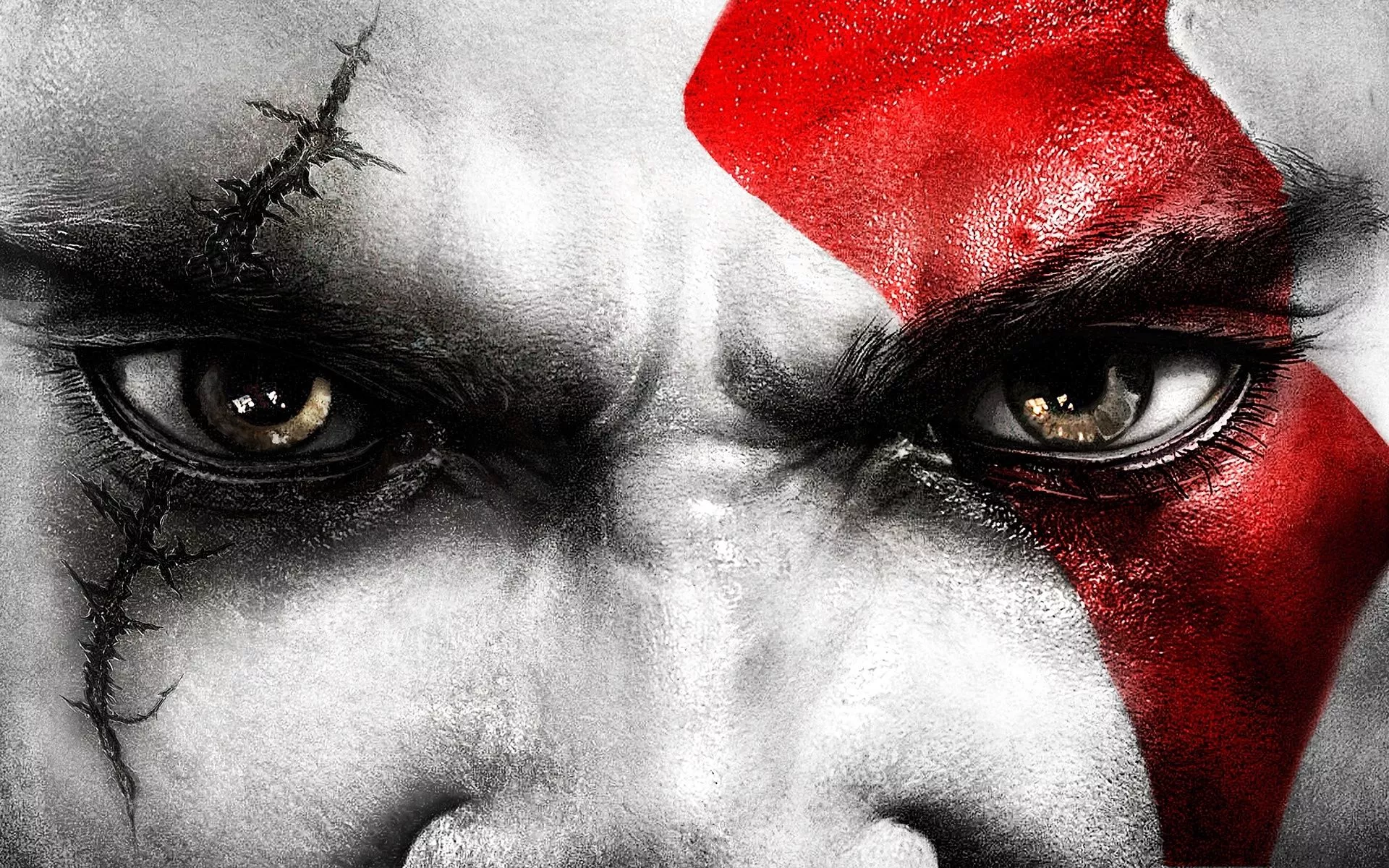 Wallpaper eyes, Kratos, God Of War