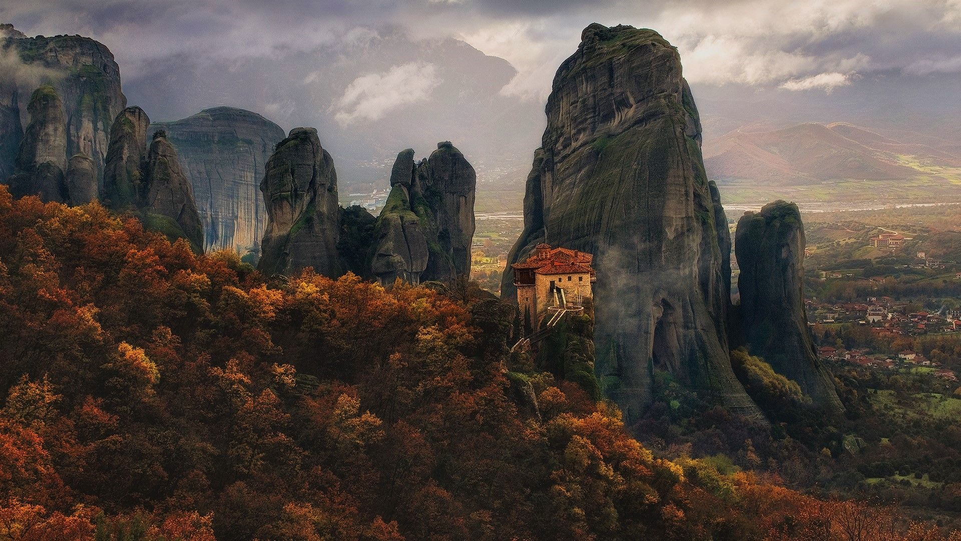 Meteora Greece Wallpaper, HD