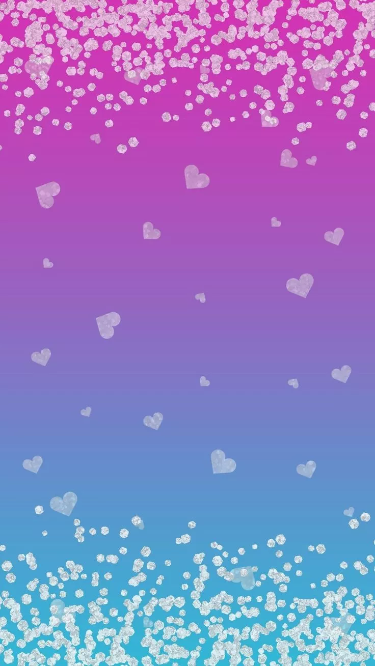 Pink And Blue Glitter Wallpaper On