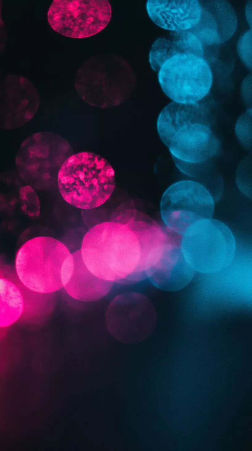 Blurred background with magenta center