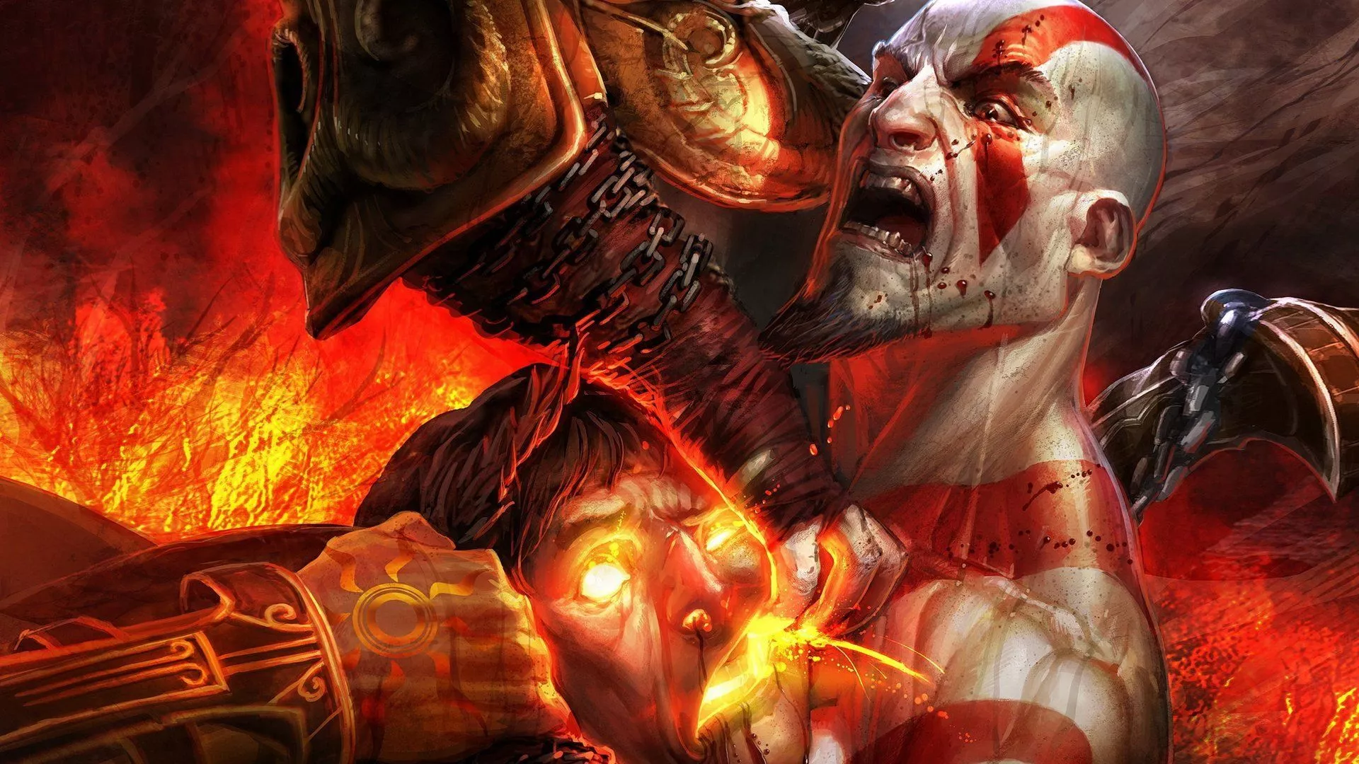 God Of War III Theme for Windows 10 and 11