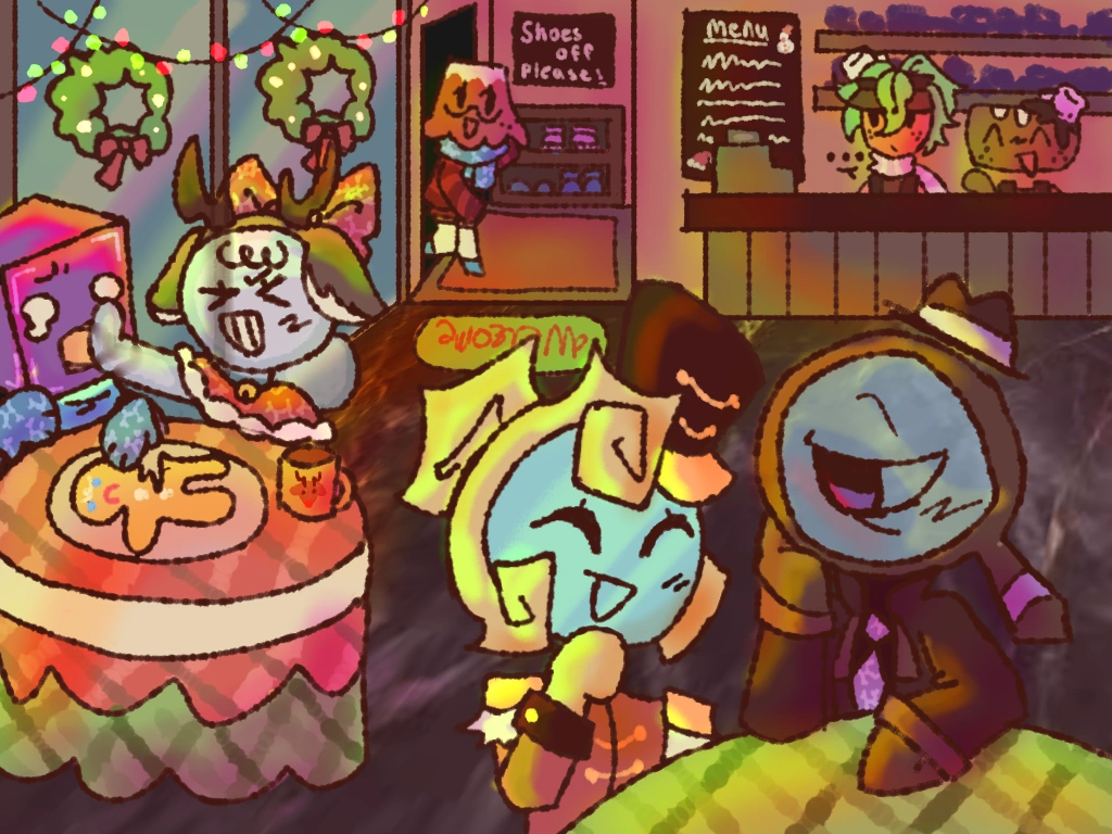Dandy world christmas art