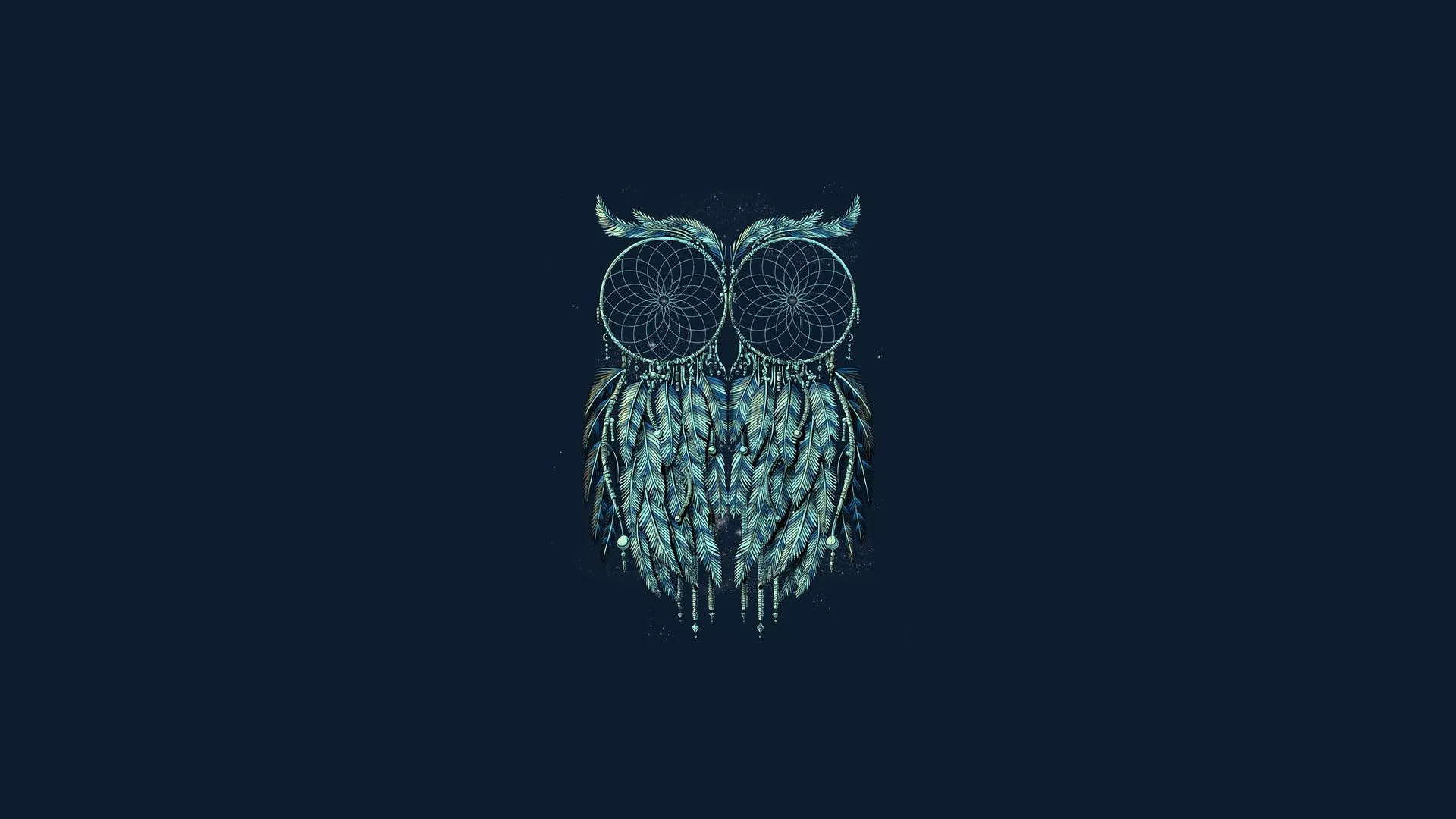 Dreamcatcher Owl: Artistic HD Wallpaper