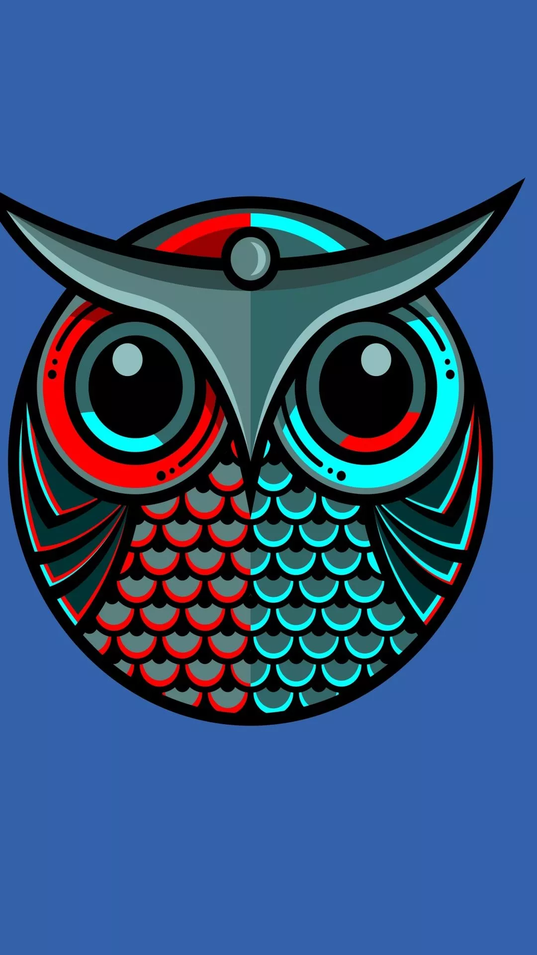 Artistic Minimalist Owl Design