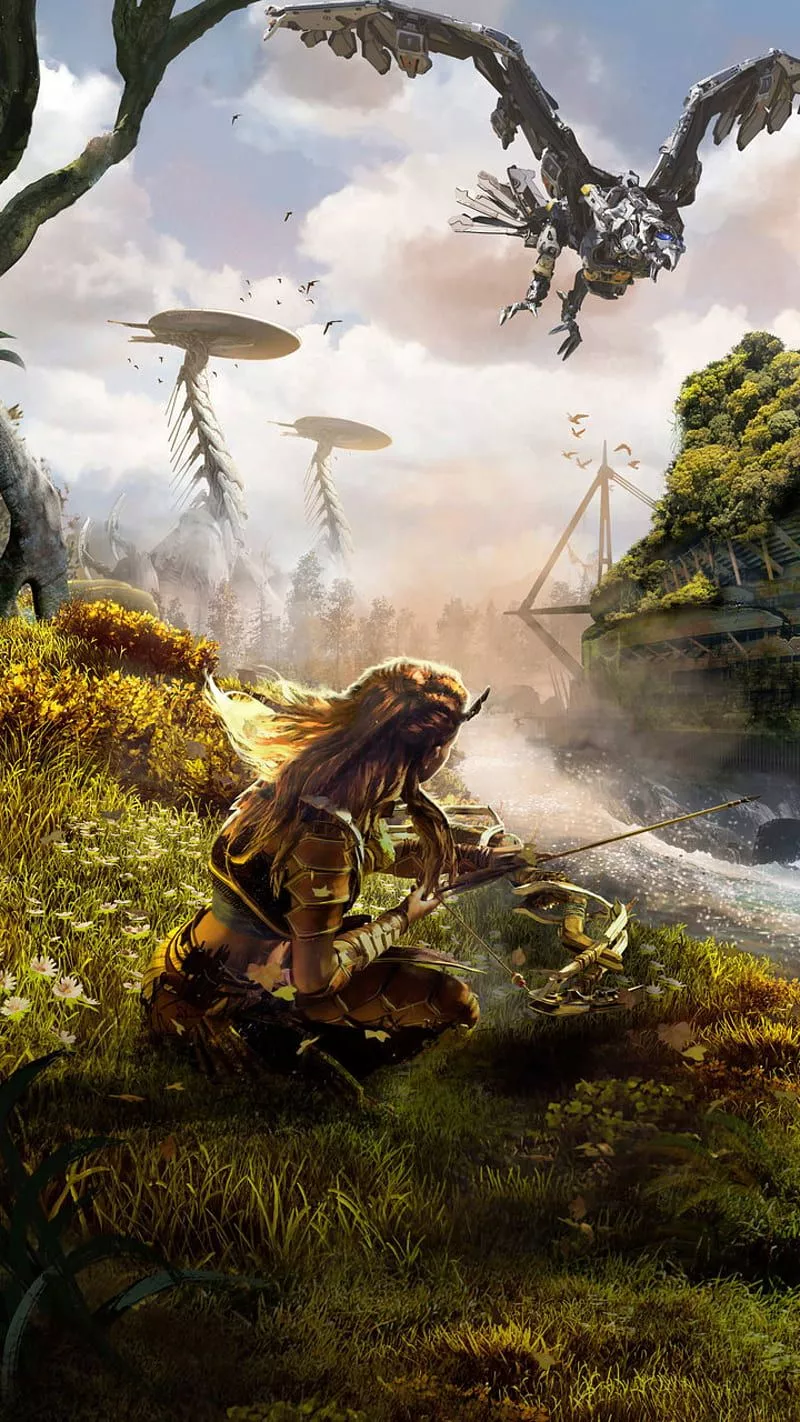 Horizon zero dawn, game, gaming