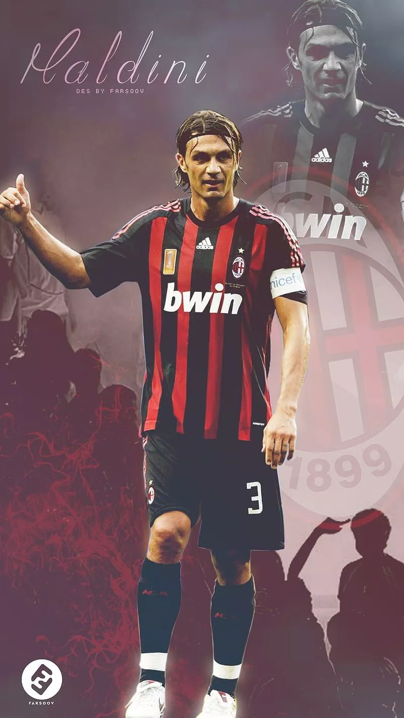 Maldini, milan, HD phone wallpaper
