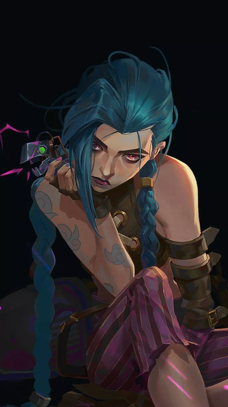 Jinx (League Of Legends) Phone Wallpaper