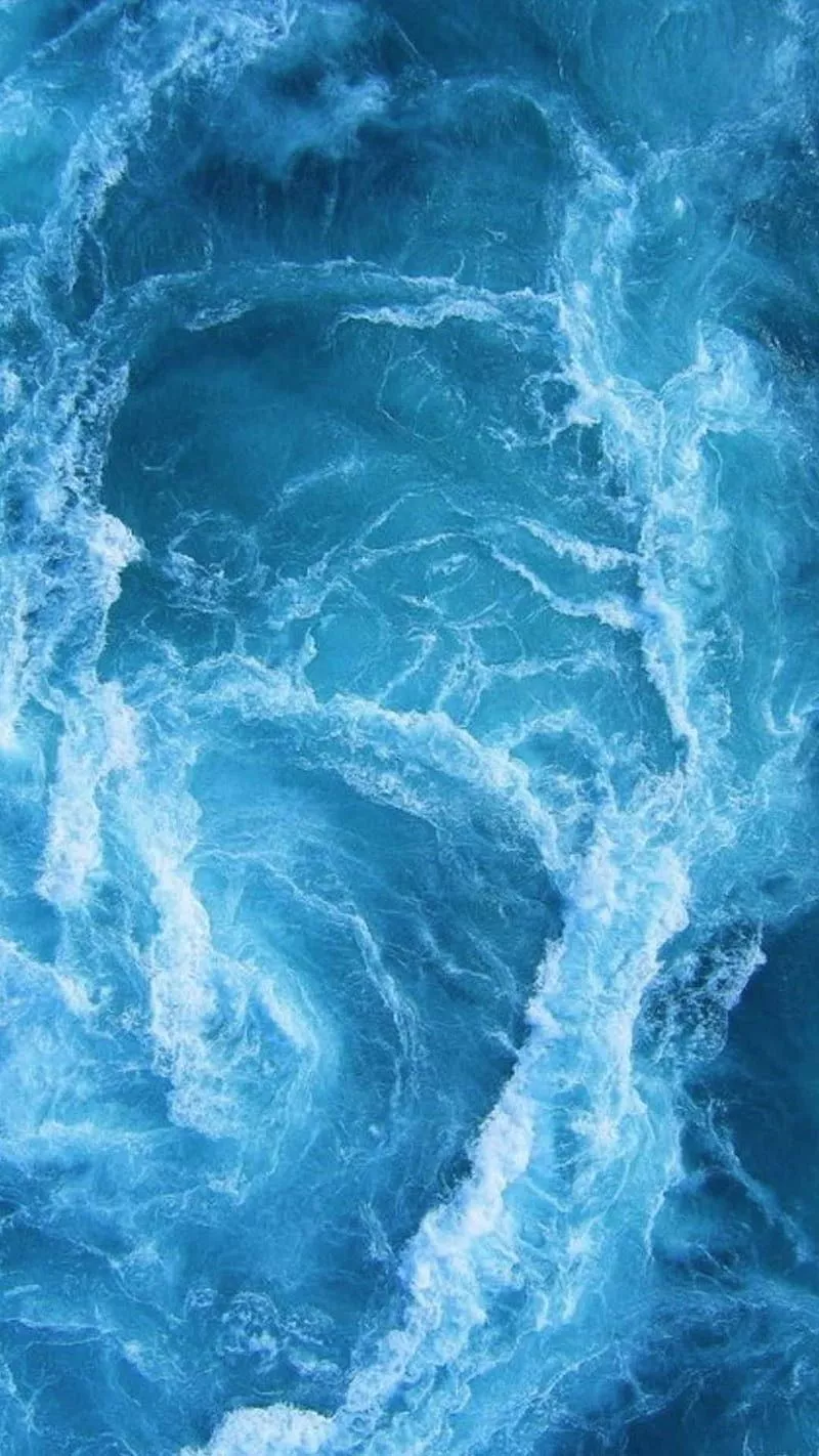 Blue Ocean Waves IPhone, iPhone, HD phone wallpaper