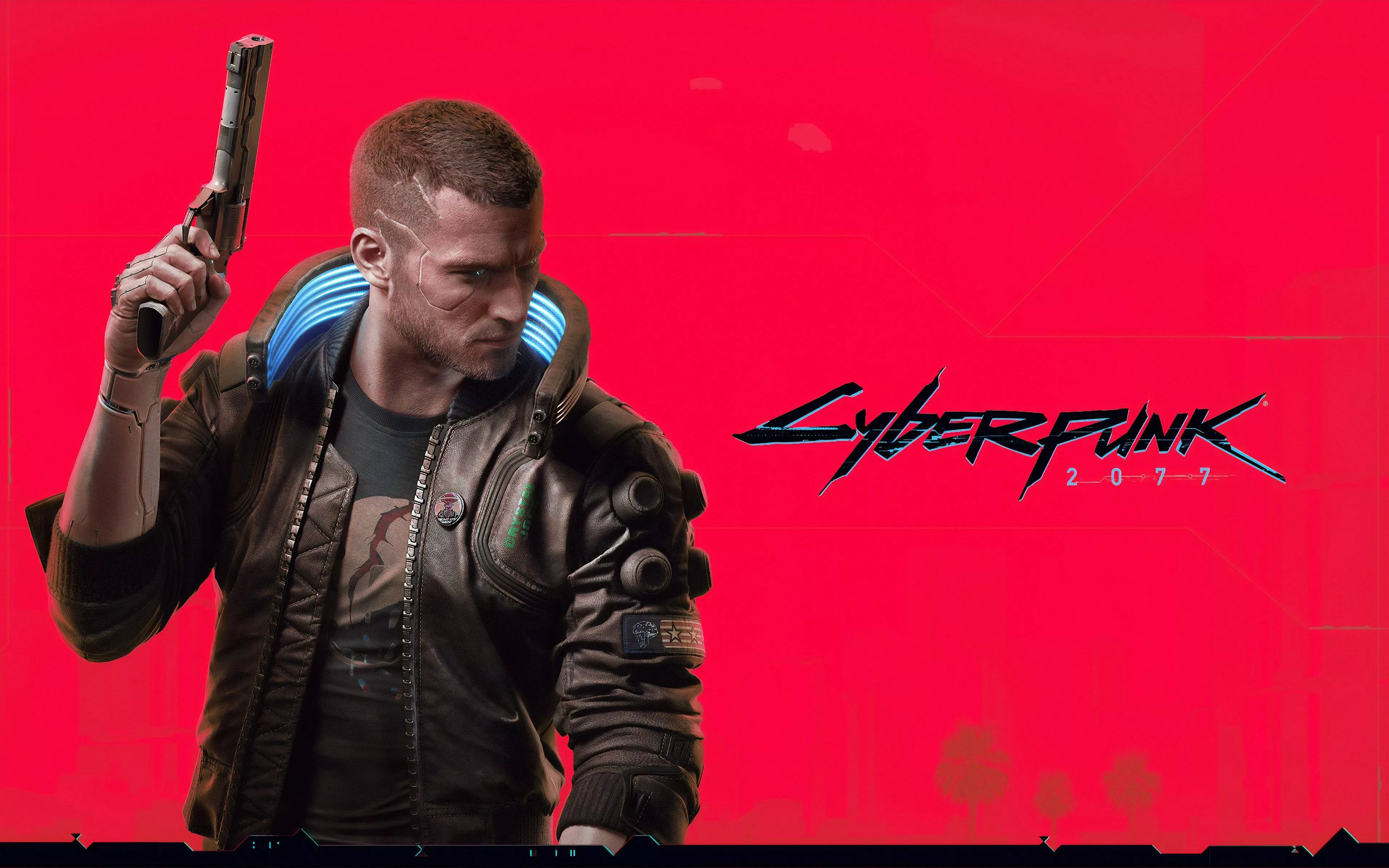 Cyberpunk 2077 Wallpaper 4K, Red