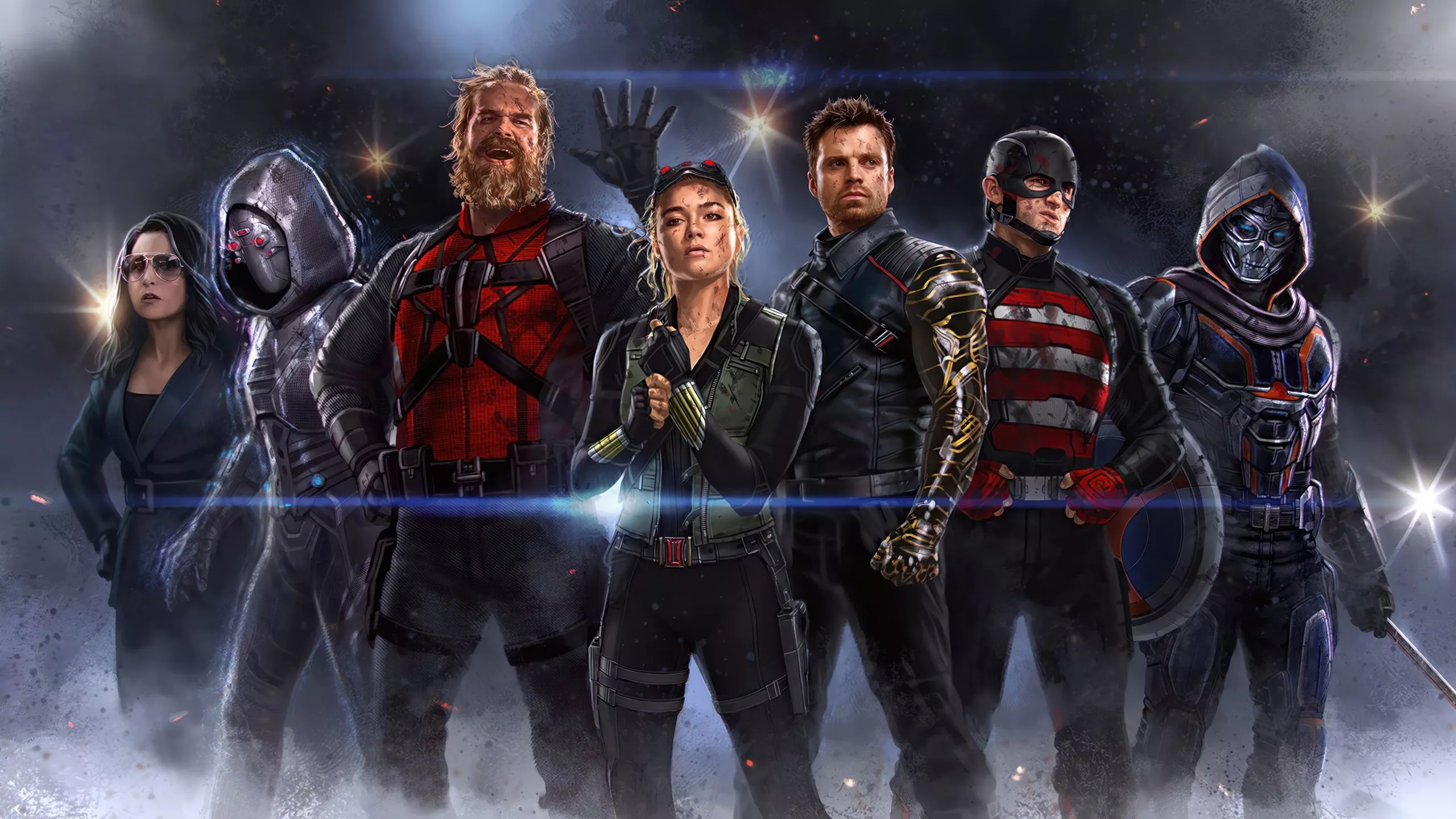 Thunderbolts Wallpaper 4K, Marvel