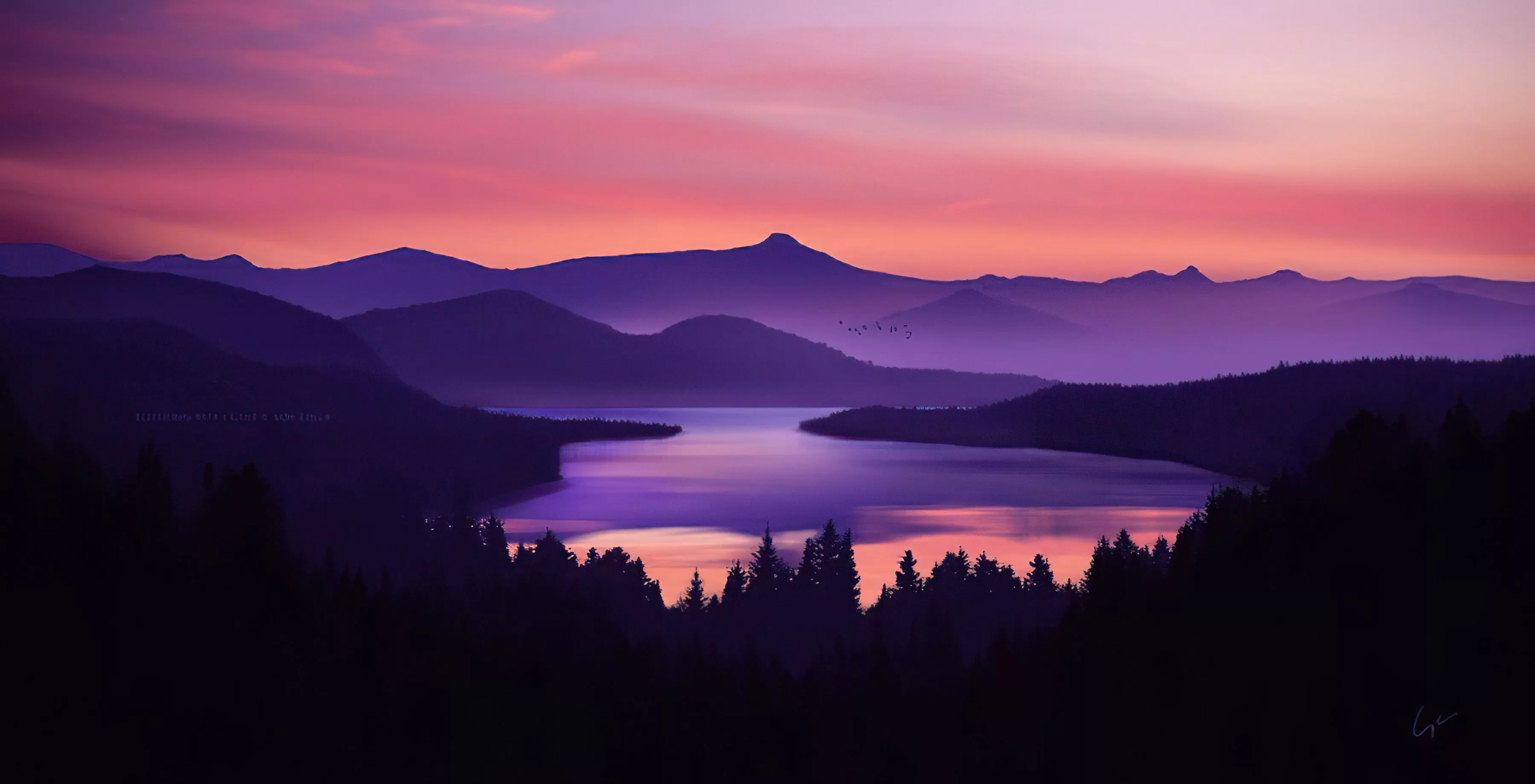 Mystical Lake 4k Wallpaper, HD Artist