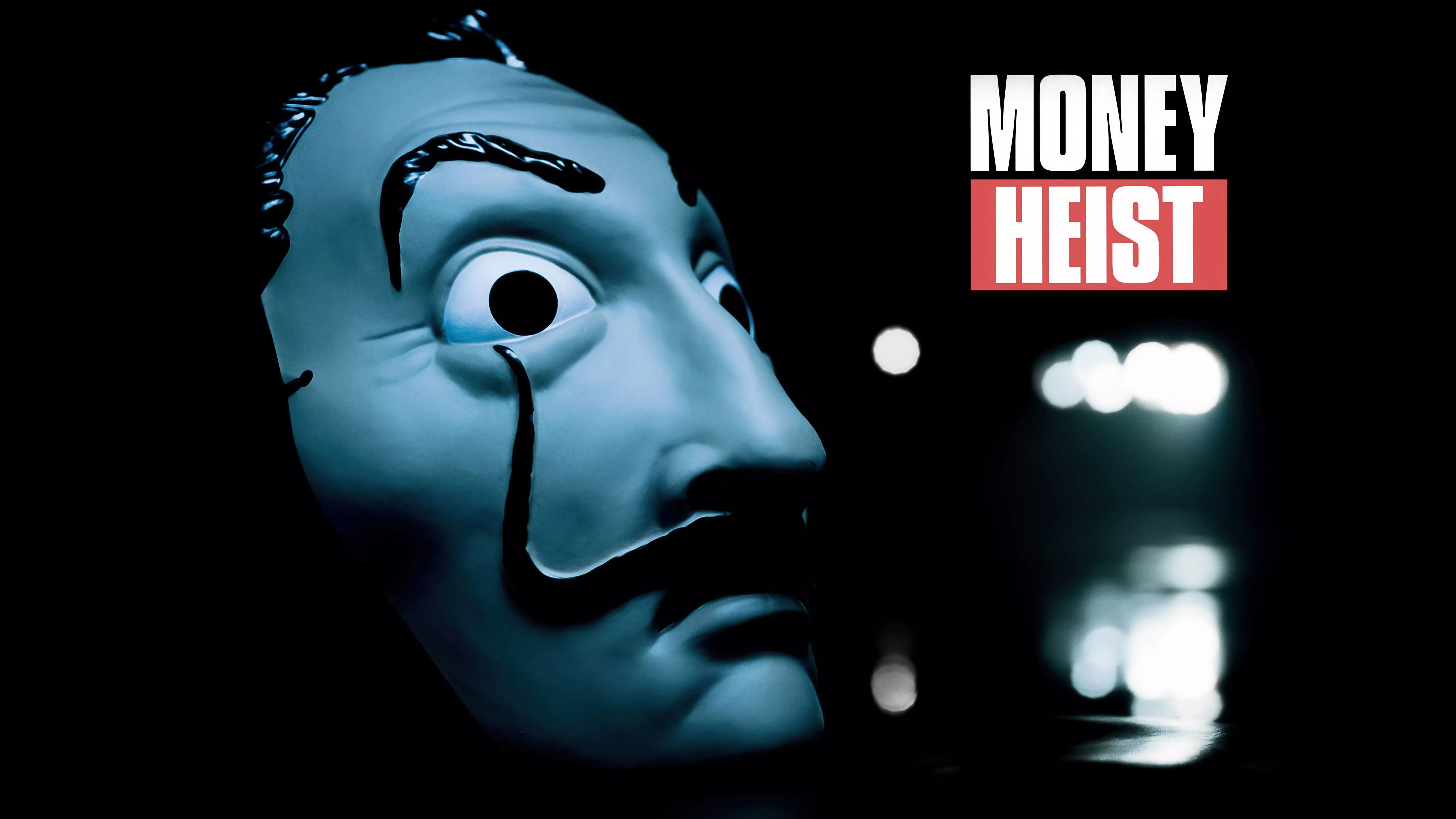 Money Heist Wallpaper 4K, Dali Mask, 5K