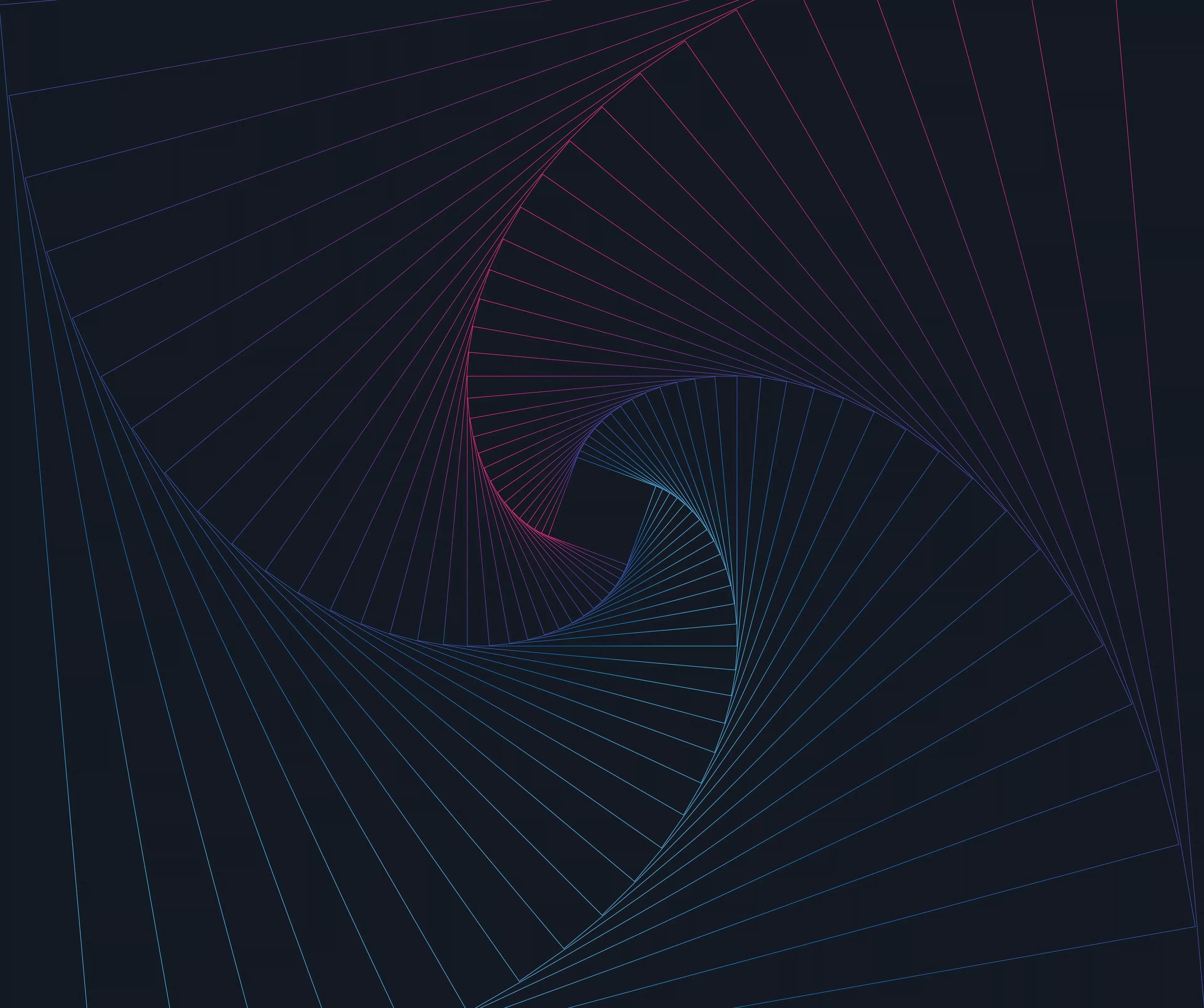 Spiral Line Neon Art Wallpaper, HD