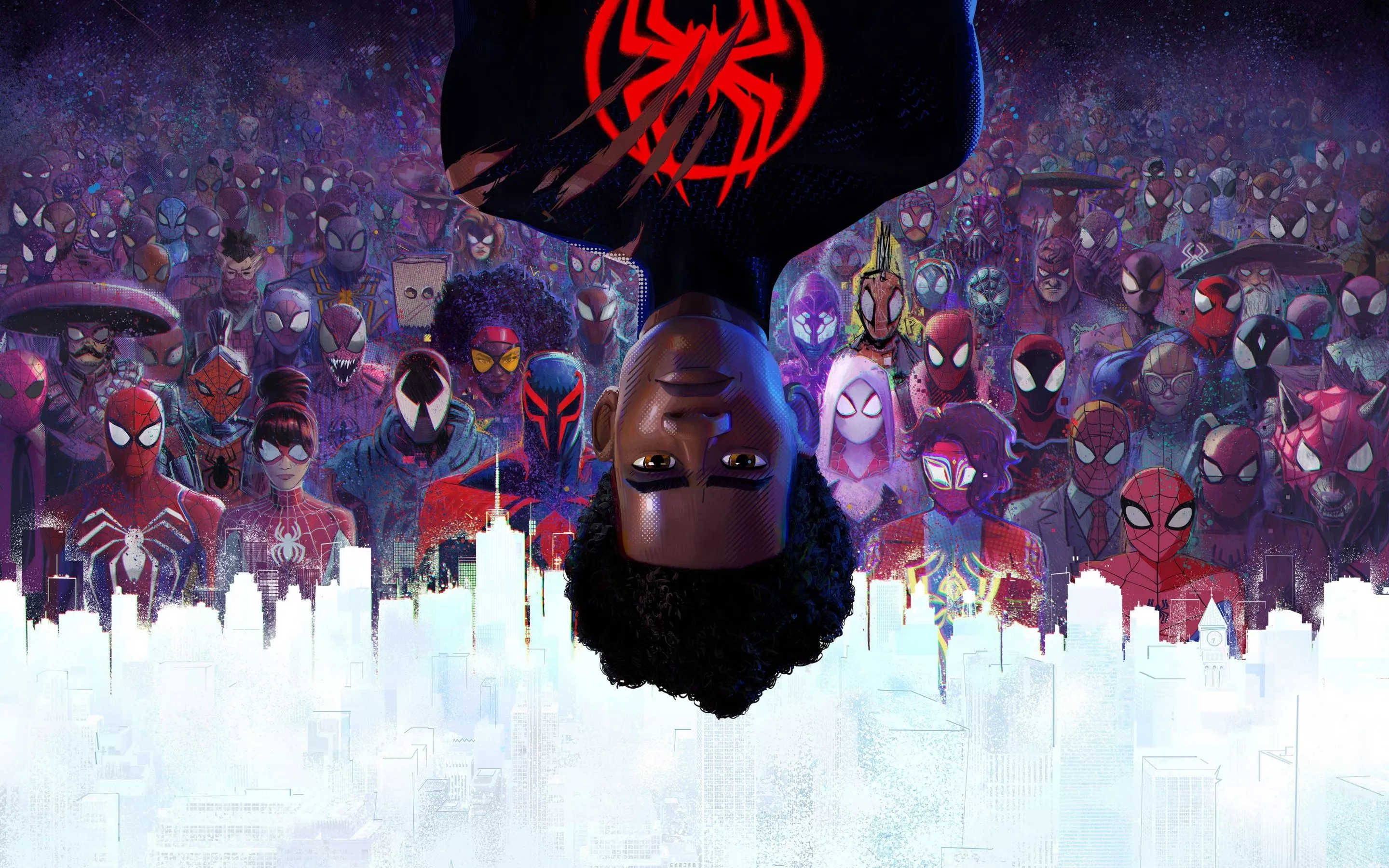 The Spider Verse Wallpaper 4K
