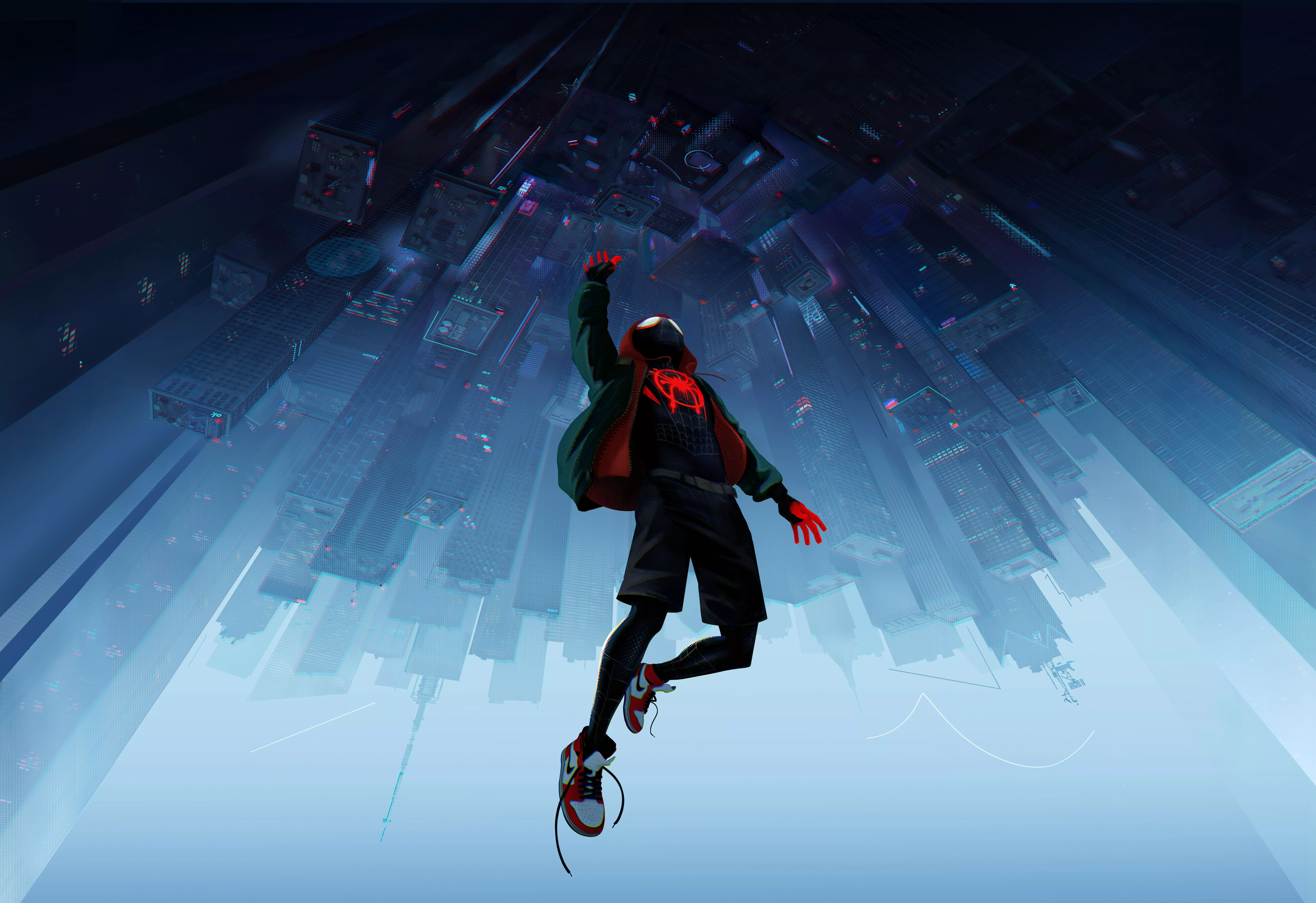 Into The Spider Verse 8k Ultra HD Wallpaper