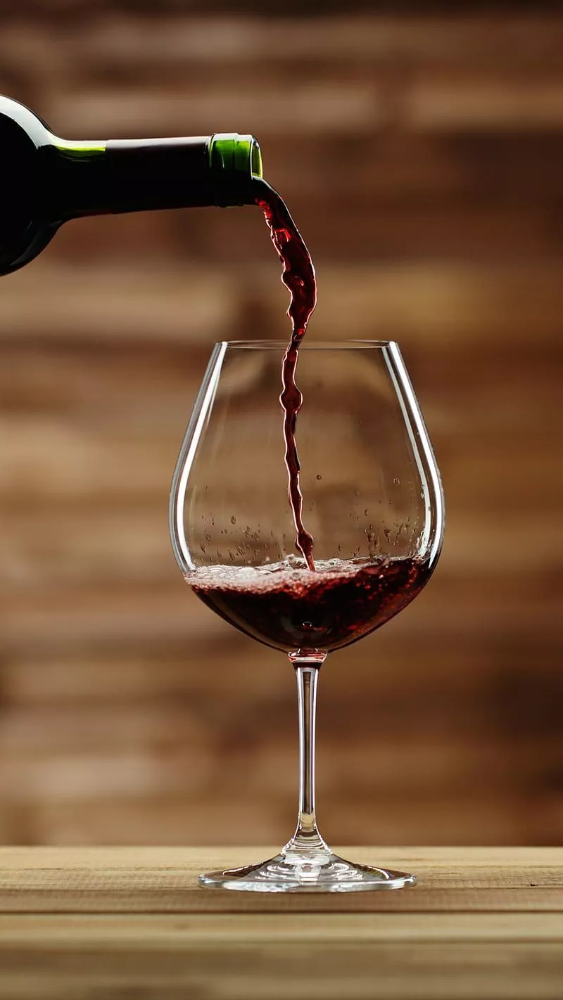 Wine, art, beauty, bottle, glass, HD phone wallpaper