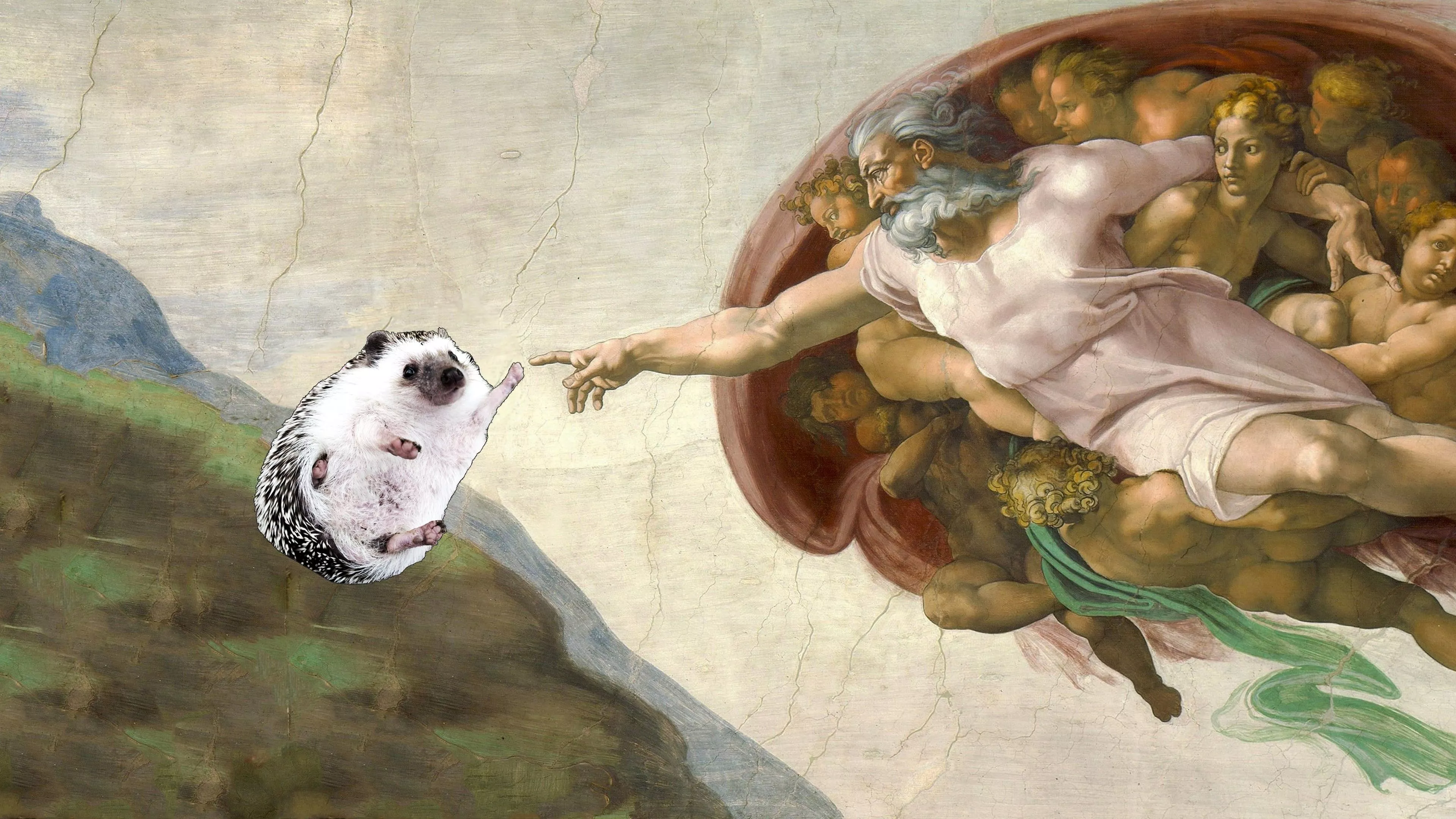 hedgehog, The Creation of Adam