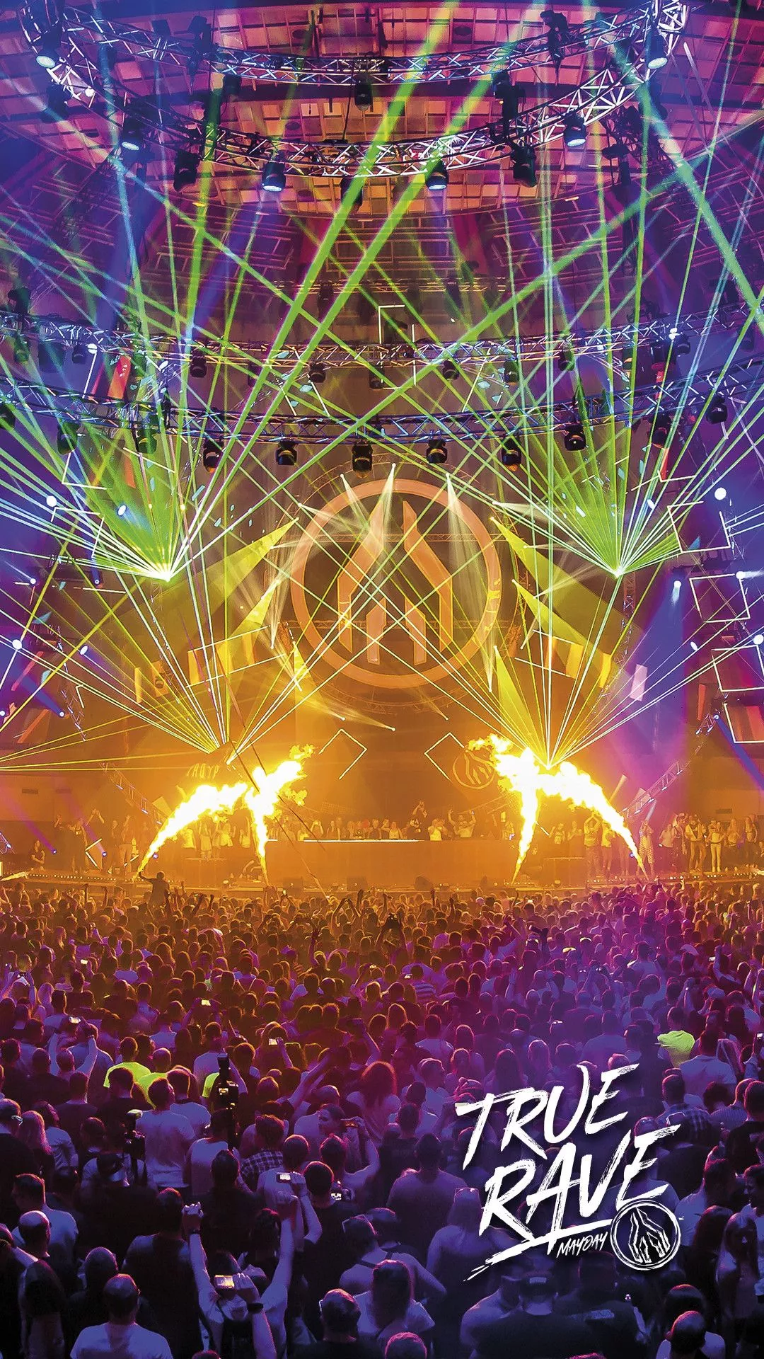 Crowd Wallpaper iPad Rave