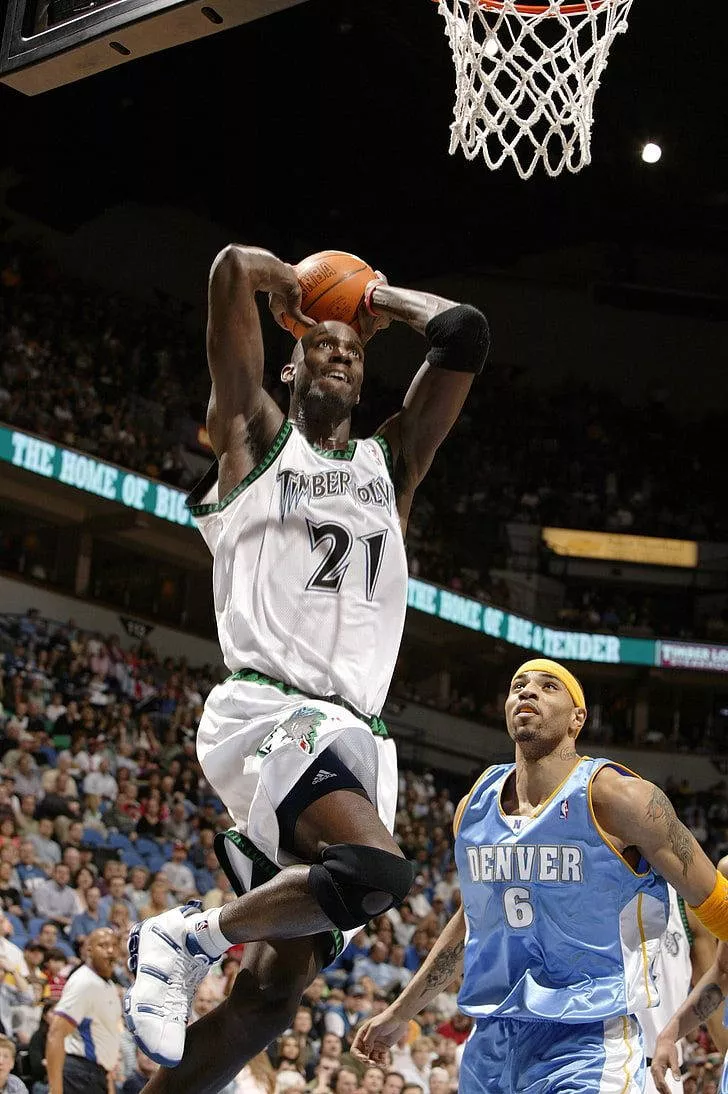 Kevin Garnett Shooting The Ball