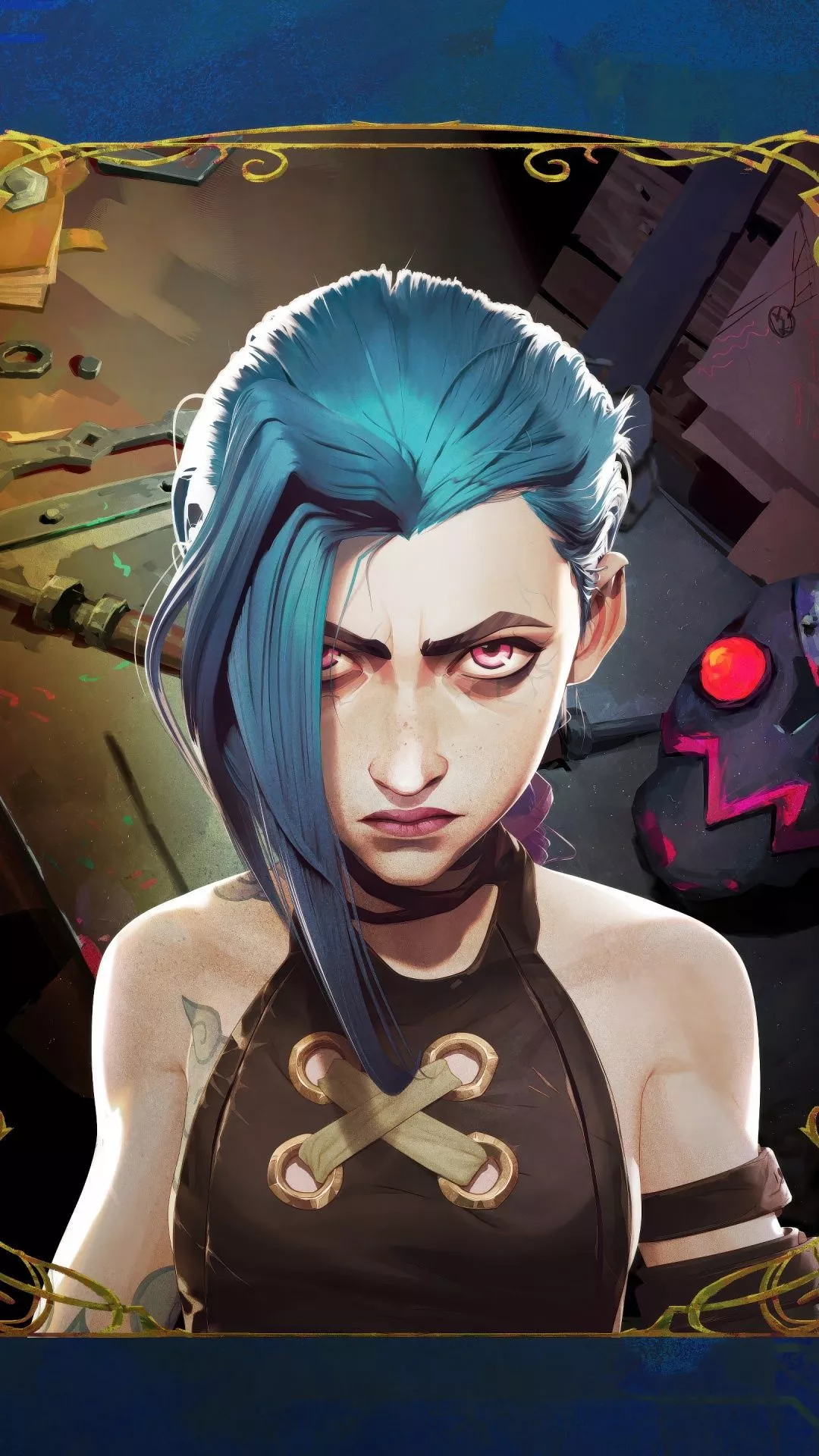 Arcane Wallpaper 4K, Jinx