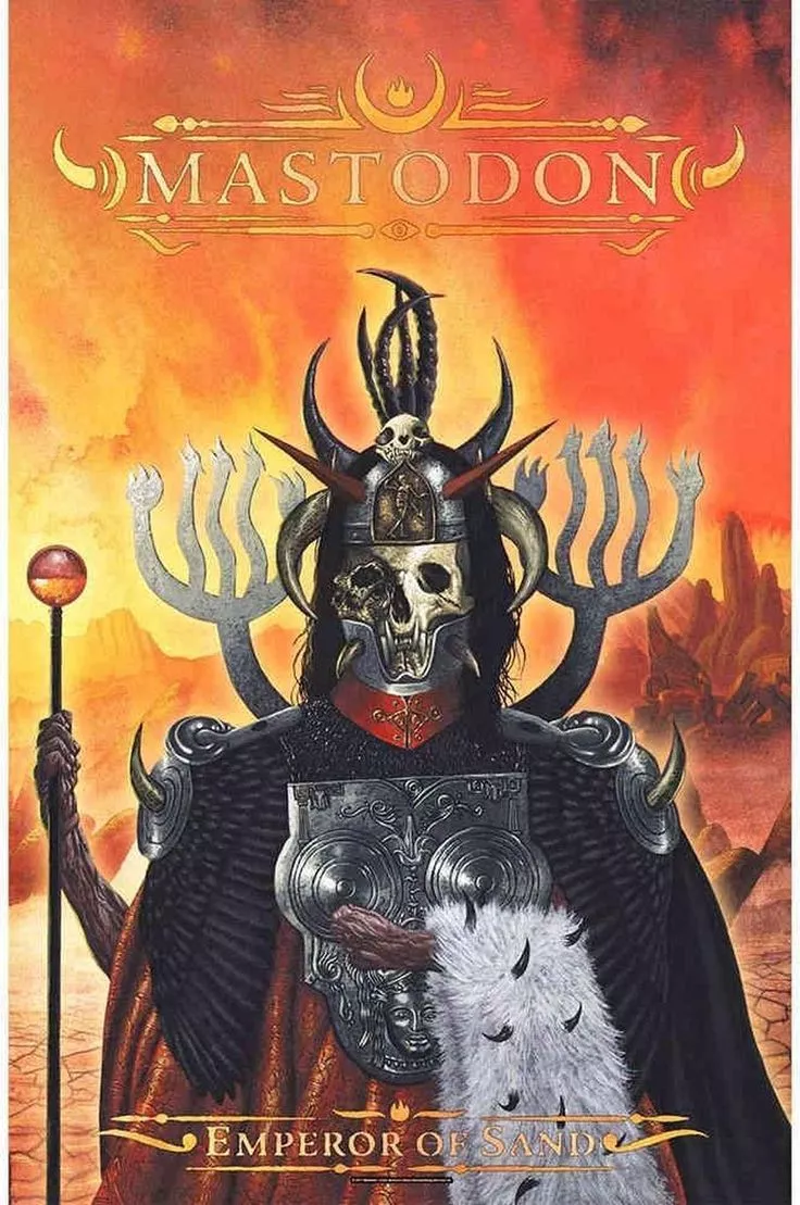 Mastodon Textiel Poster Empire Of Sand