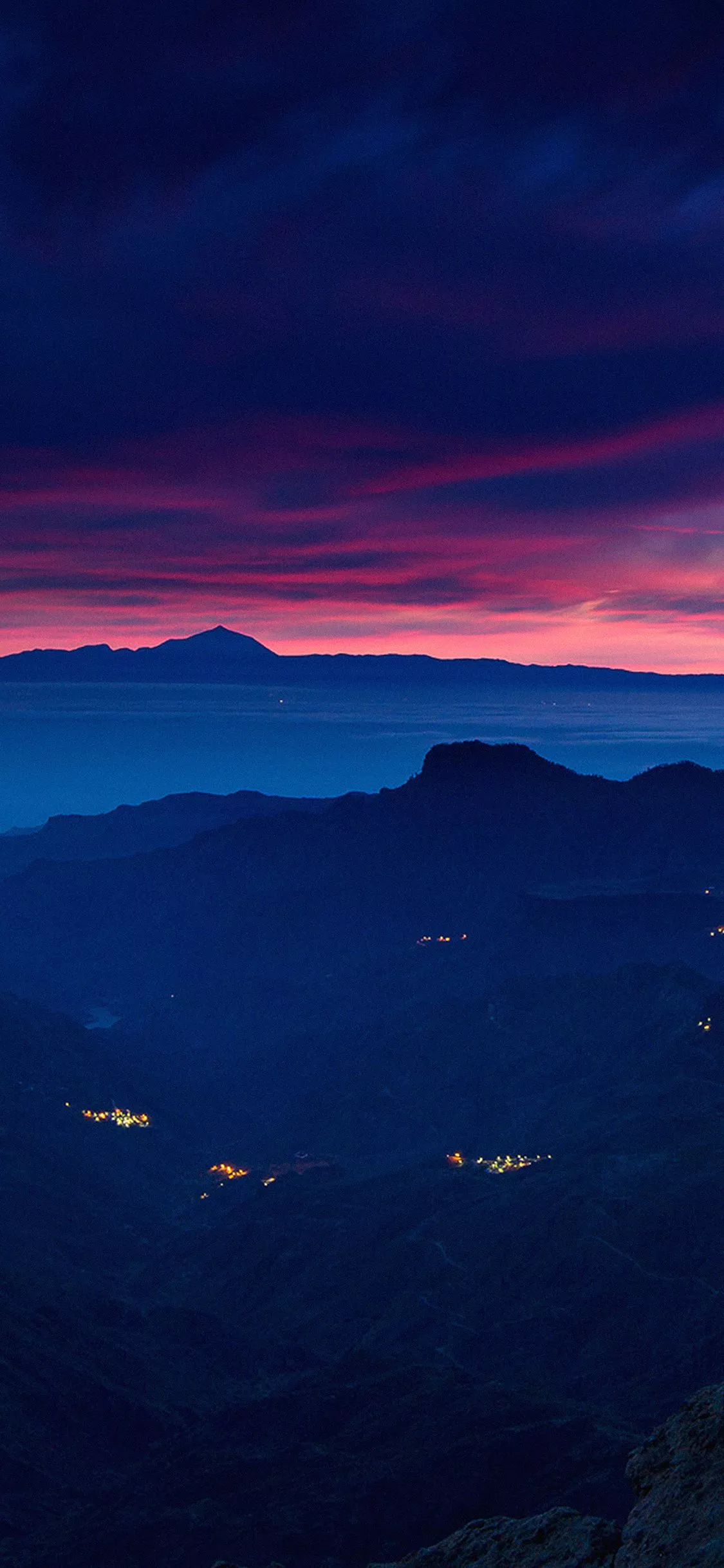 Landscape Mountain Hill Nature Sunset