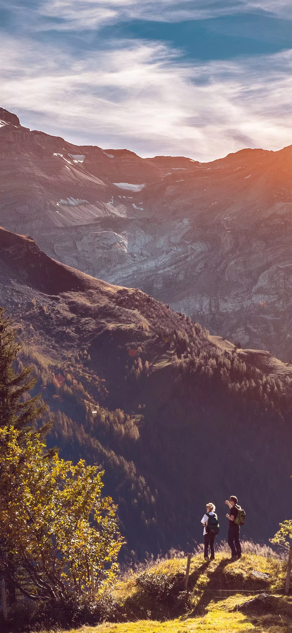 Landscape Mountain View Sky Flare