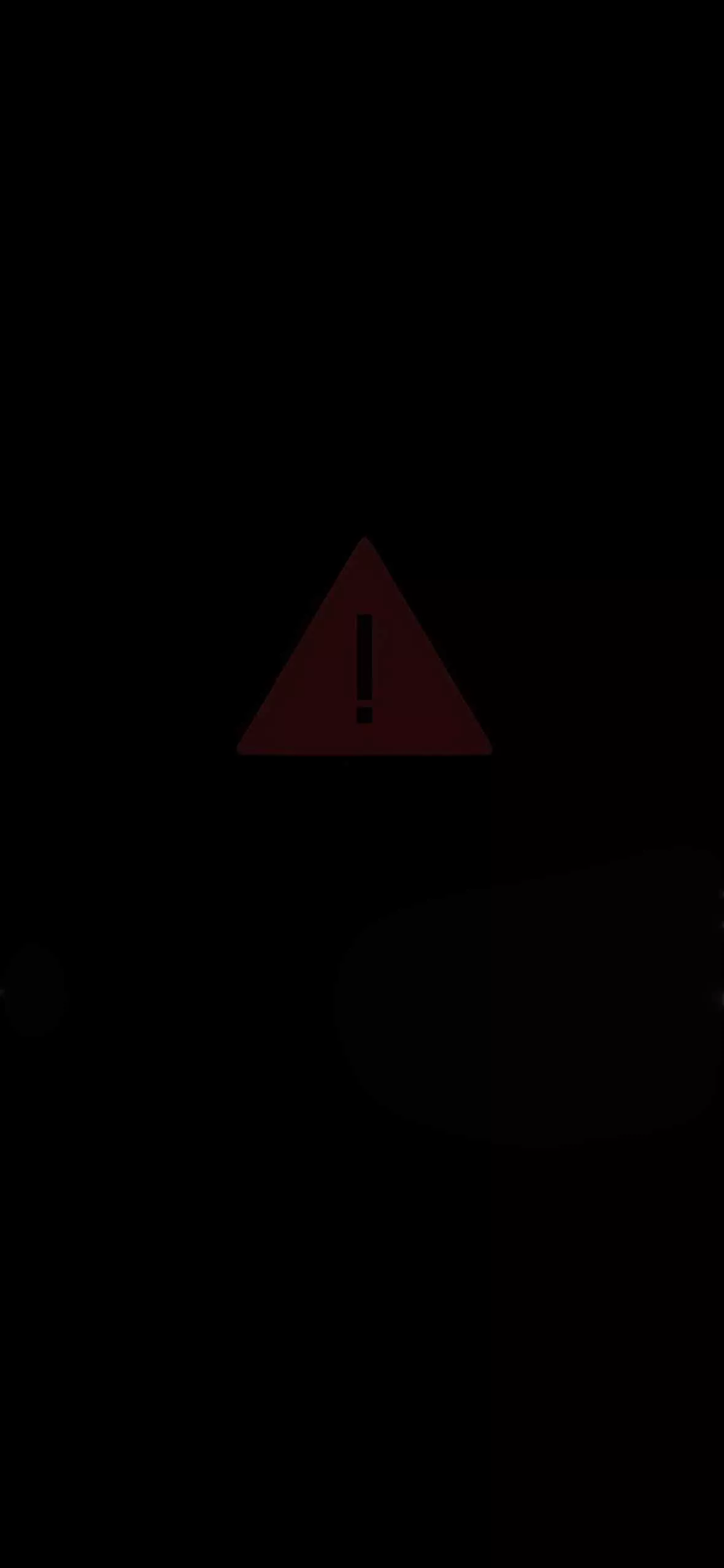 System Destroyed Error Screen Black