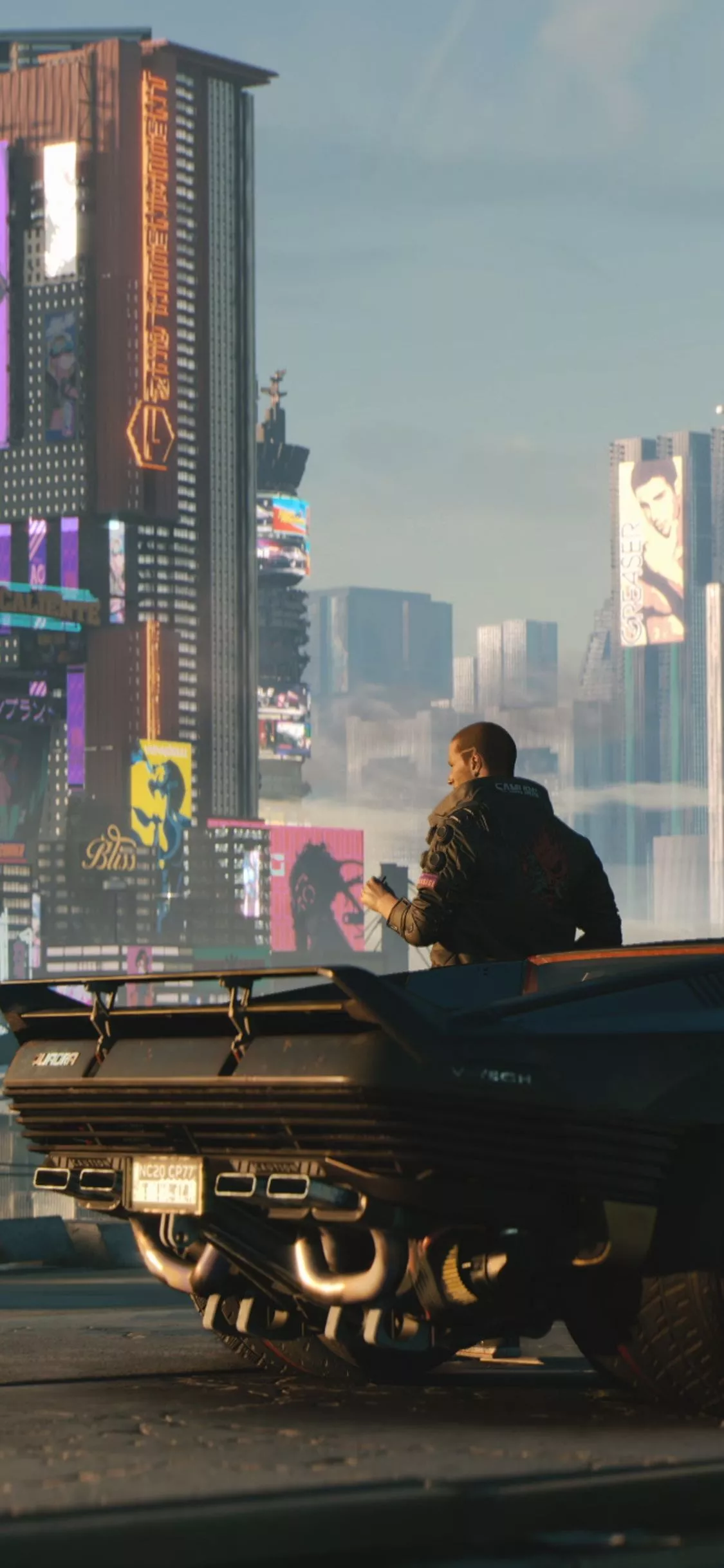 Cyberpunk 2077 Car iPhone XS, iPhone