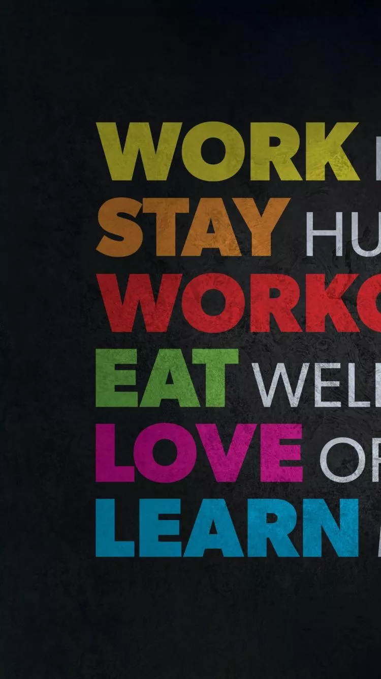Work harder Wallpaper 4K, Stay humble