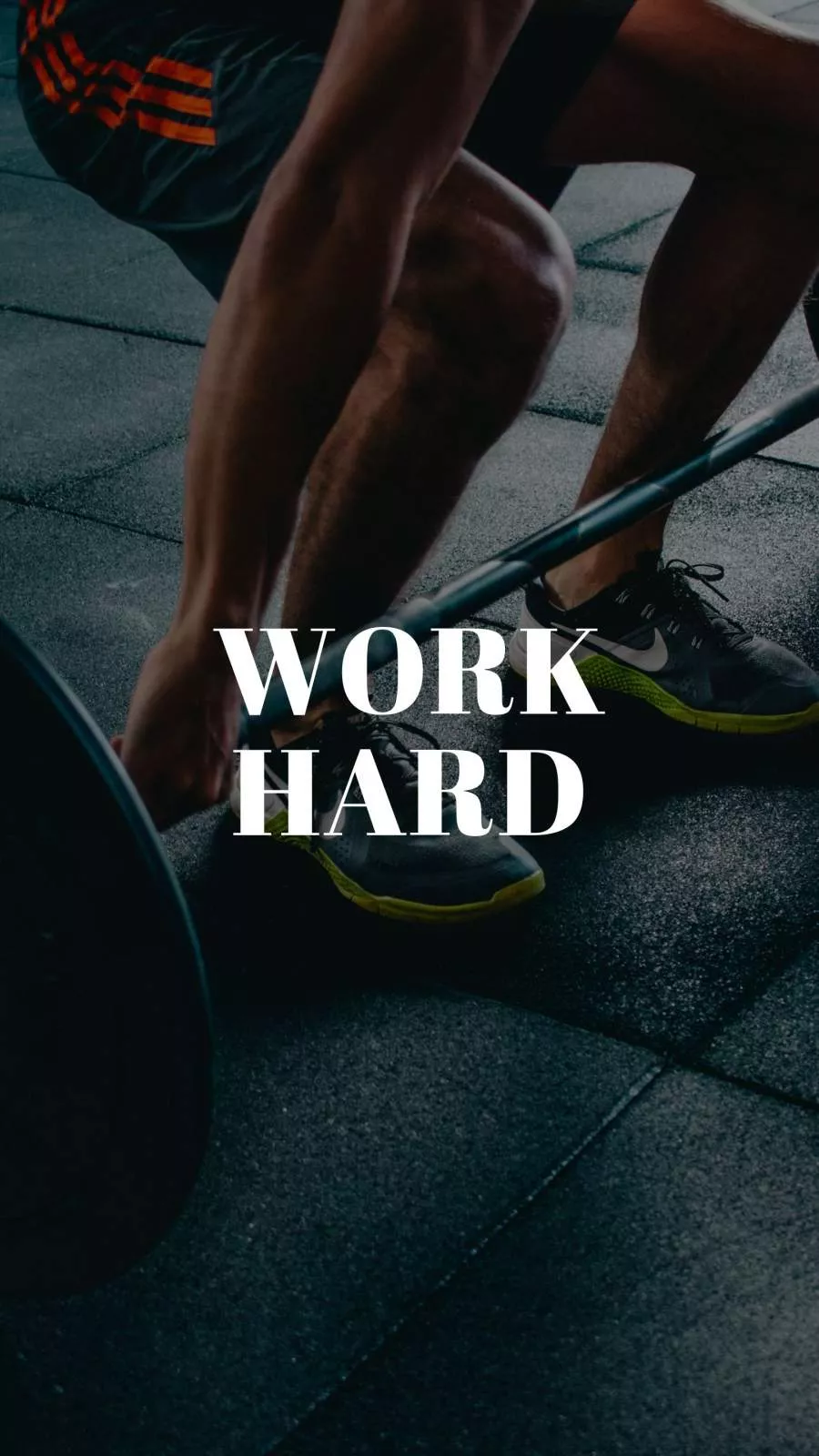 Work Hard iPhone Wallpaper