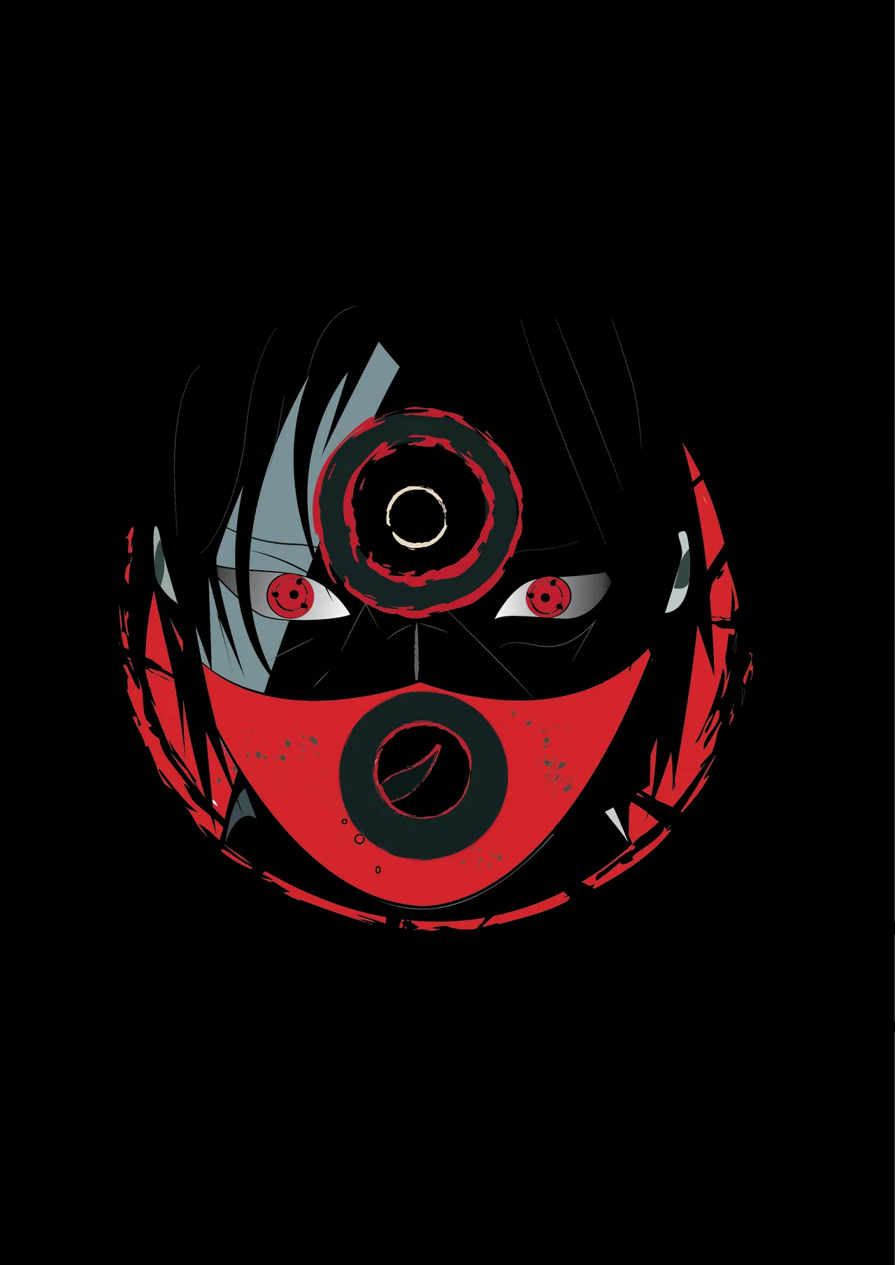 Sharingan eye art