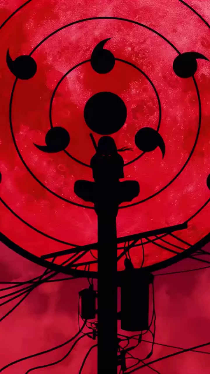 Itachi Sharingan Red Moon Mobile Live